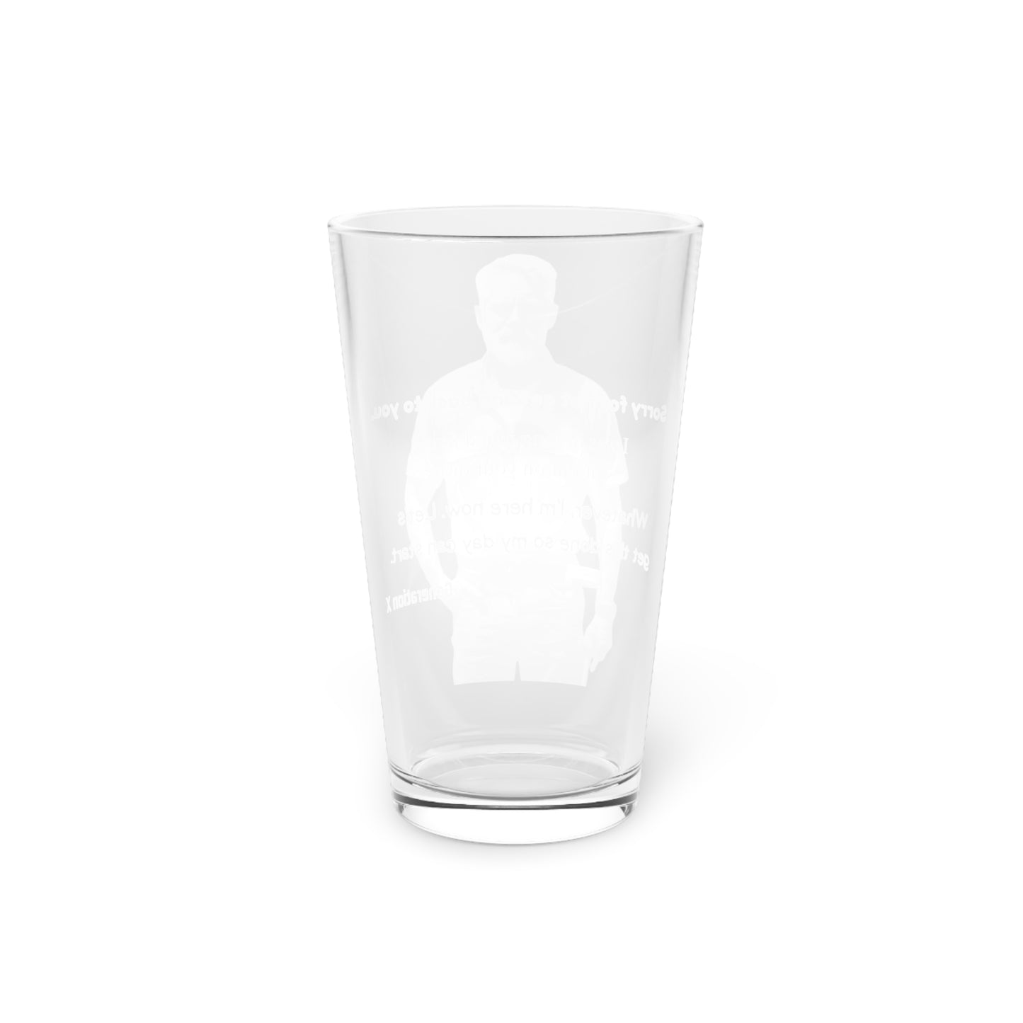 Generation X has arrived - Pint Glass for Beer Lovers - 1