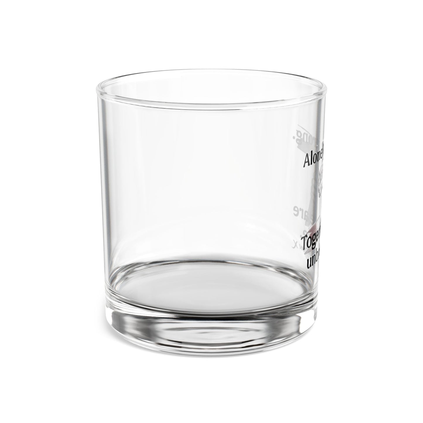 "Unbreakable Strength" Rocks Glass - 10oz