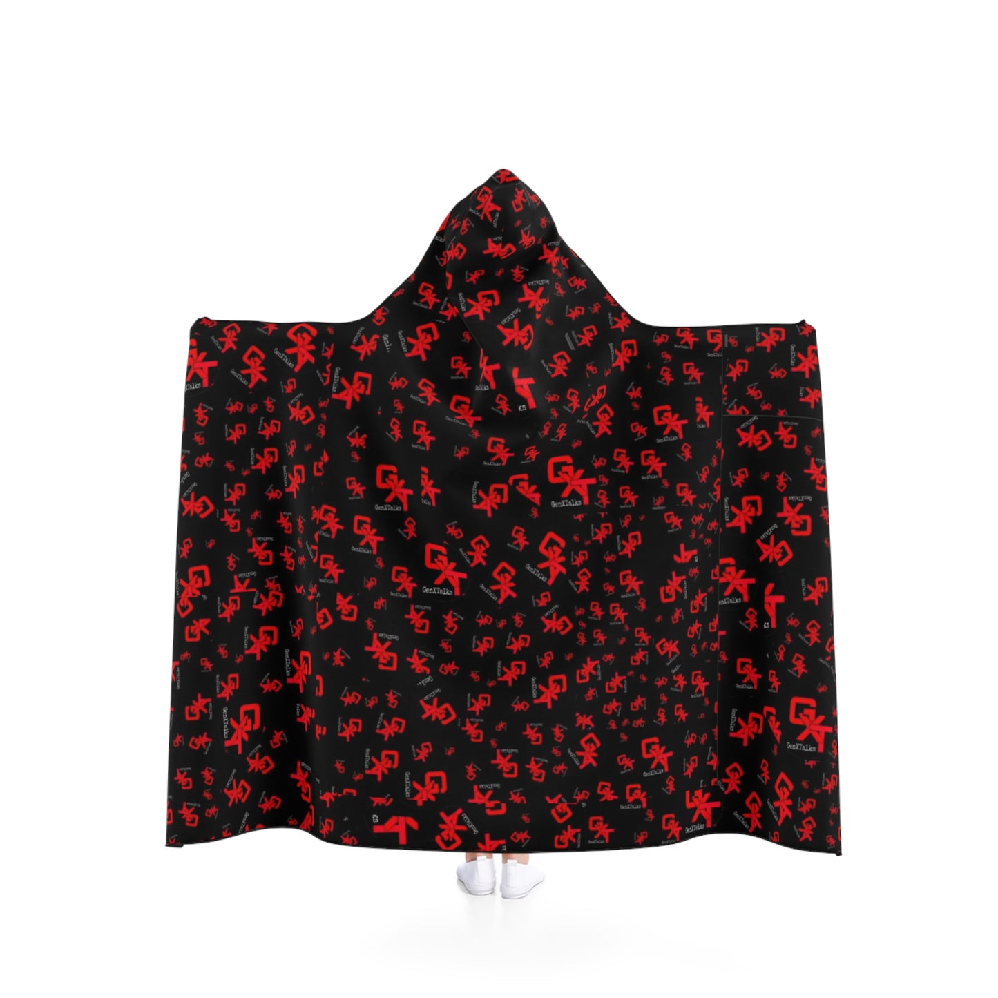 GXT red/black Hooded Blanket