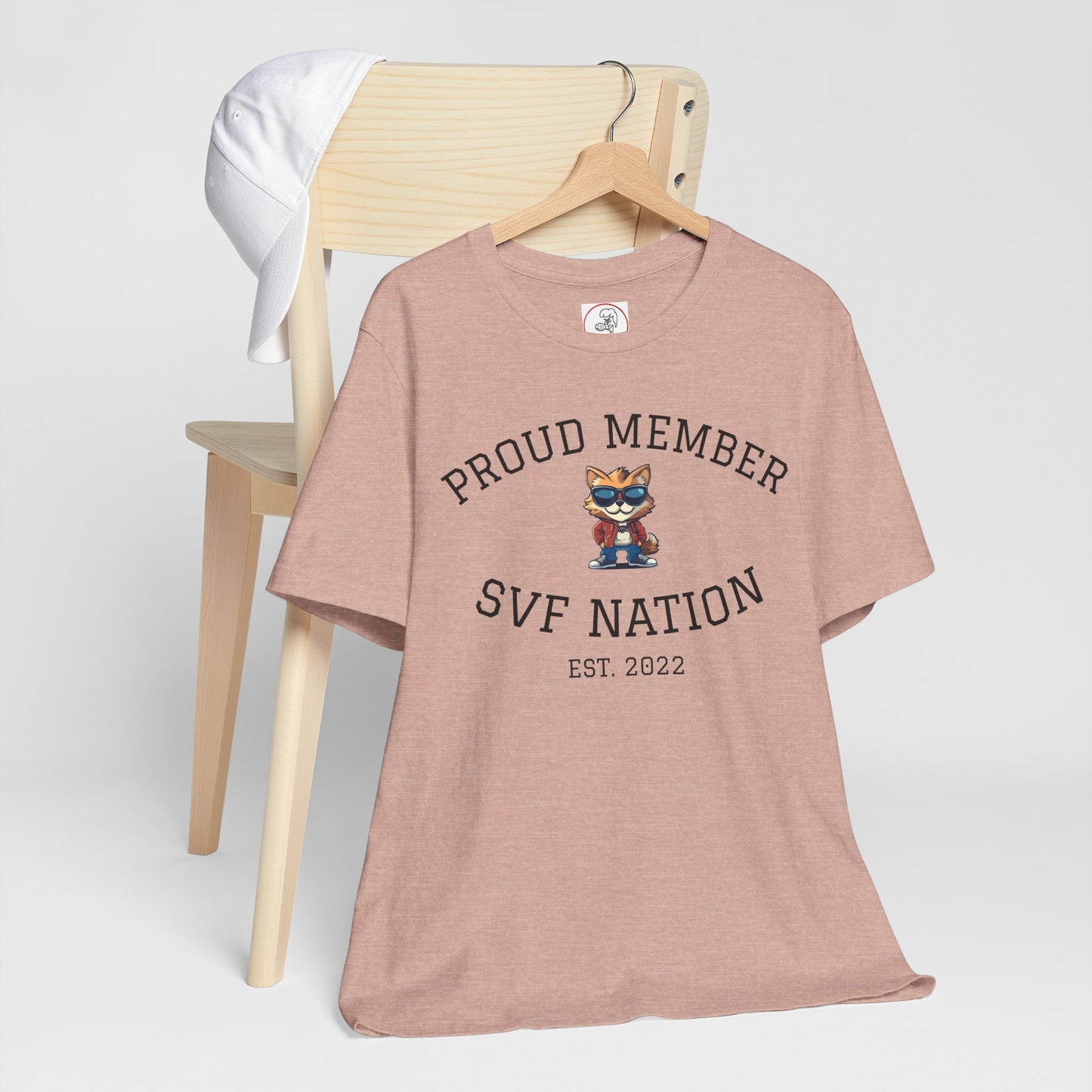 SVF Nation Proud Member Tee - Unisex T-Shirt for Fans, Casual Wear, Birthday Gifts, Team Spirit, Community Love