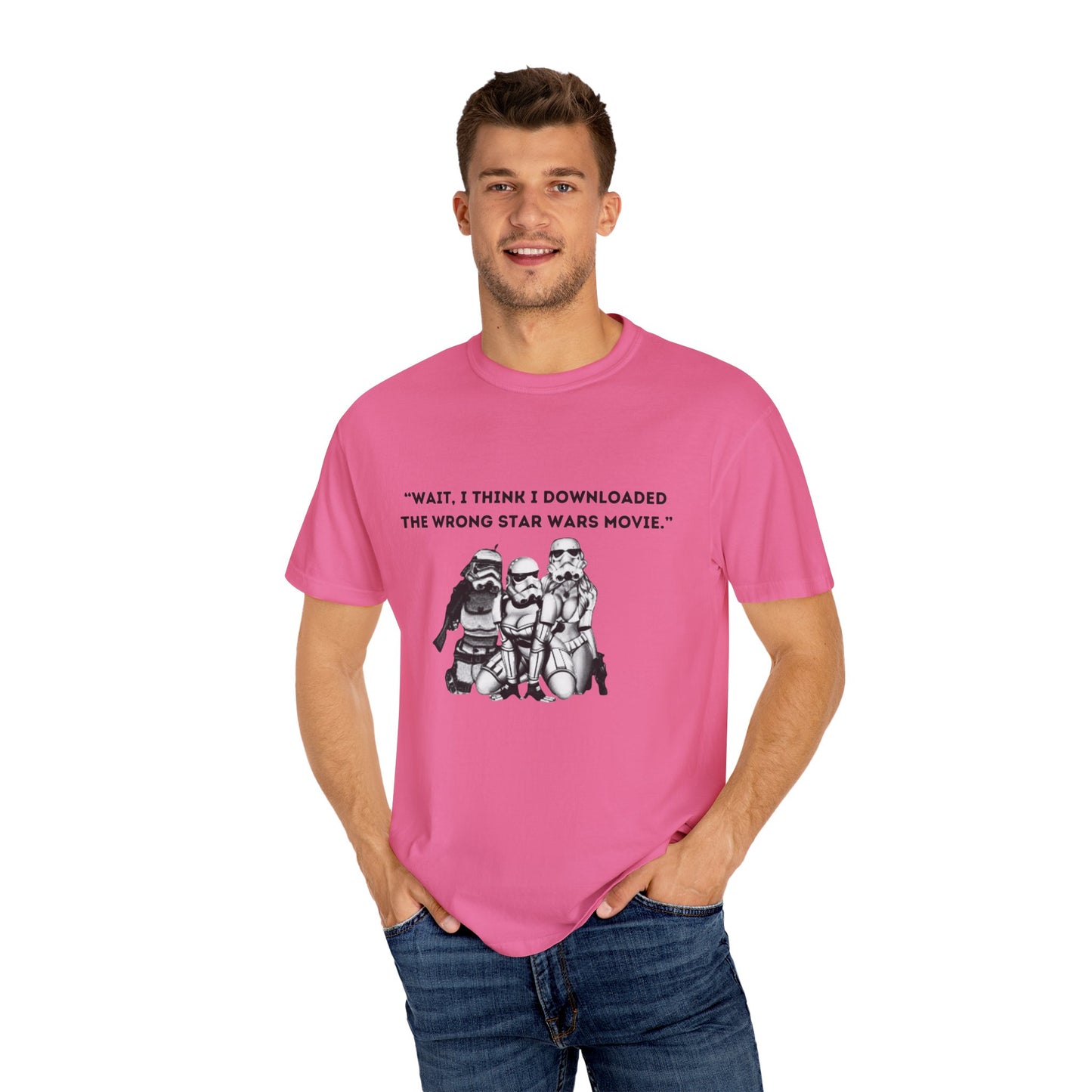 Wrong Star Wars Movie - Unisex Garment-Dyed Tee