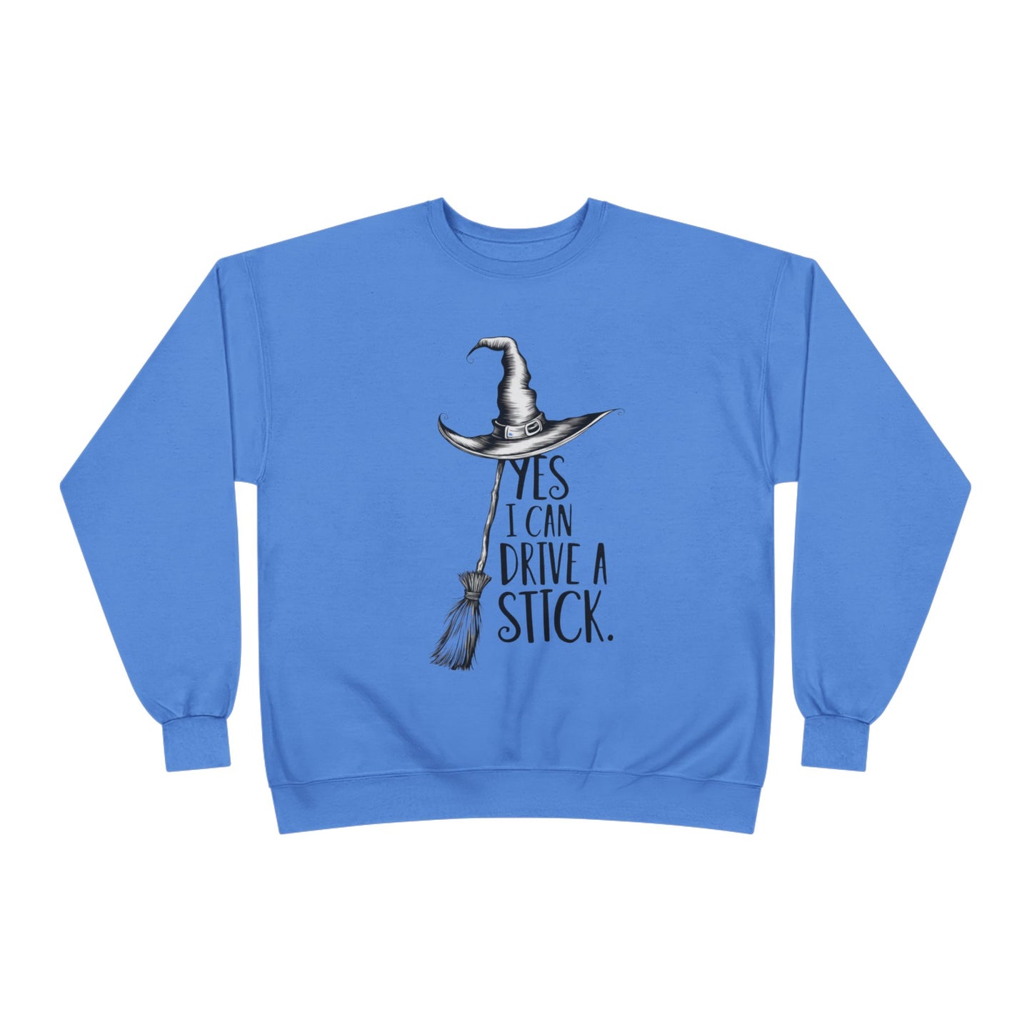 Halloween Witch Sweatshirt - Unisex Eco-Friendly Crewneck, Funny Gift, Cozy Fall Apparel, Perfect for Costume Parties, Thanksgiving