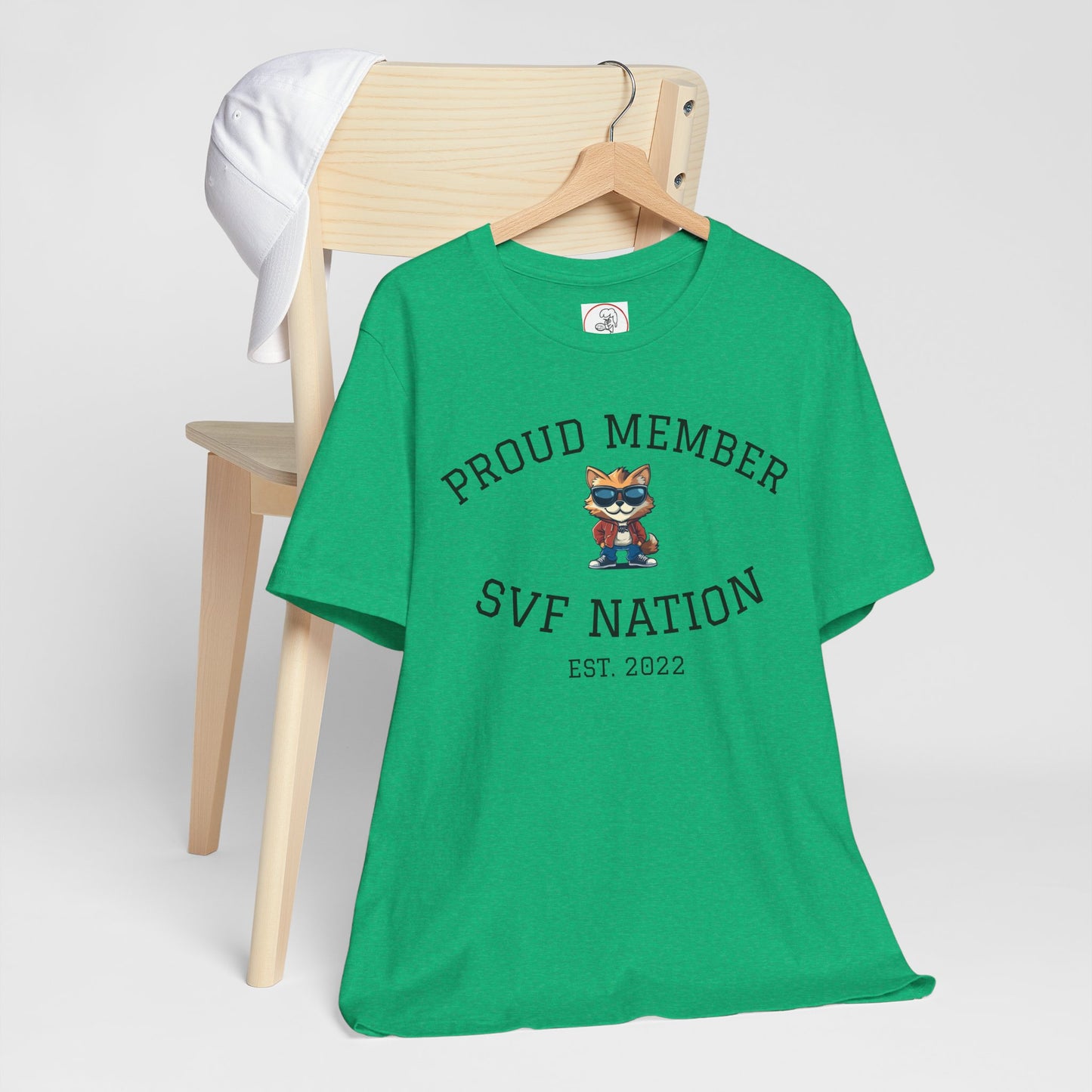 SVF Nation Proud Member Tee - Unisex T-Shirt for Fans, Casual Wear, Birthday Gifts, Team Spirit, Community Love