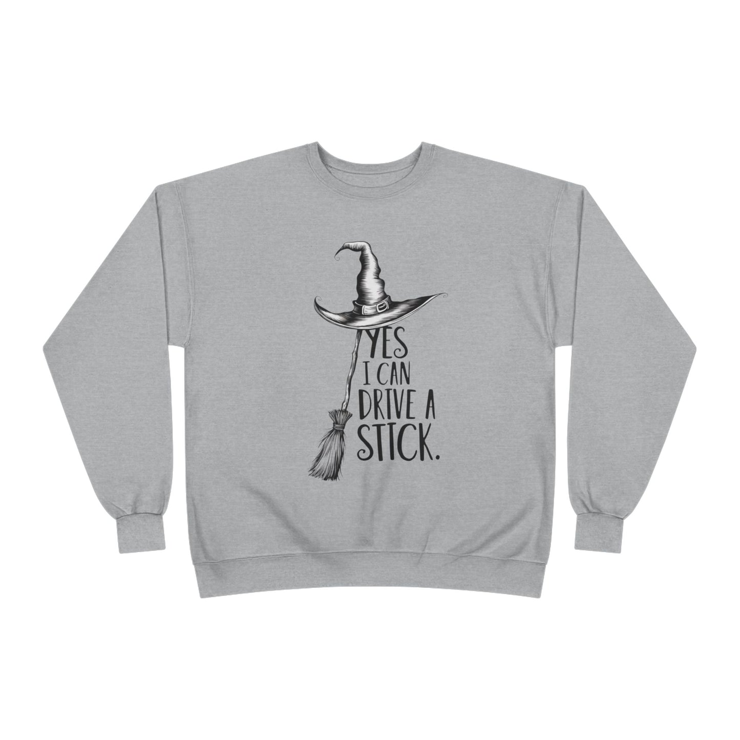 Halloween Witch Sweatshirt - Unisex Eco-Friendly Crewneck, Funny Gift, Cozy Fall Apparel, Perfect for Costume Parties, Thanksgiving