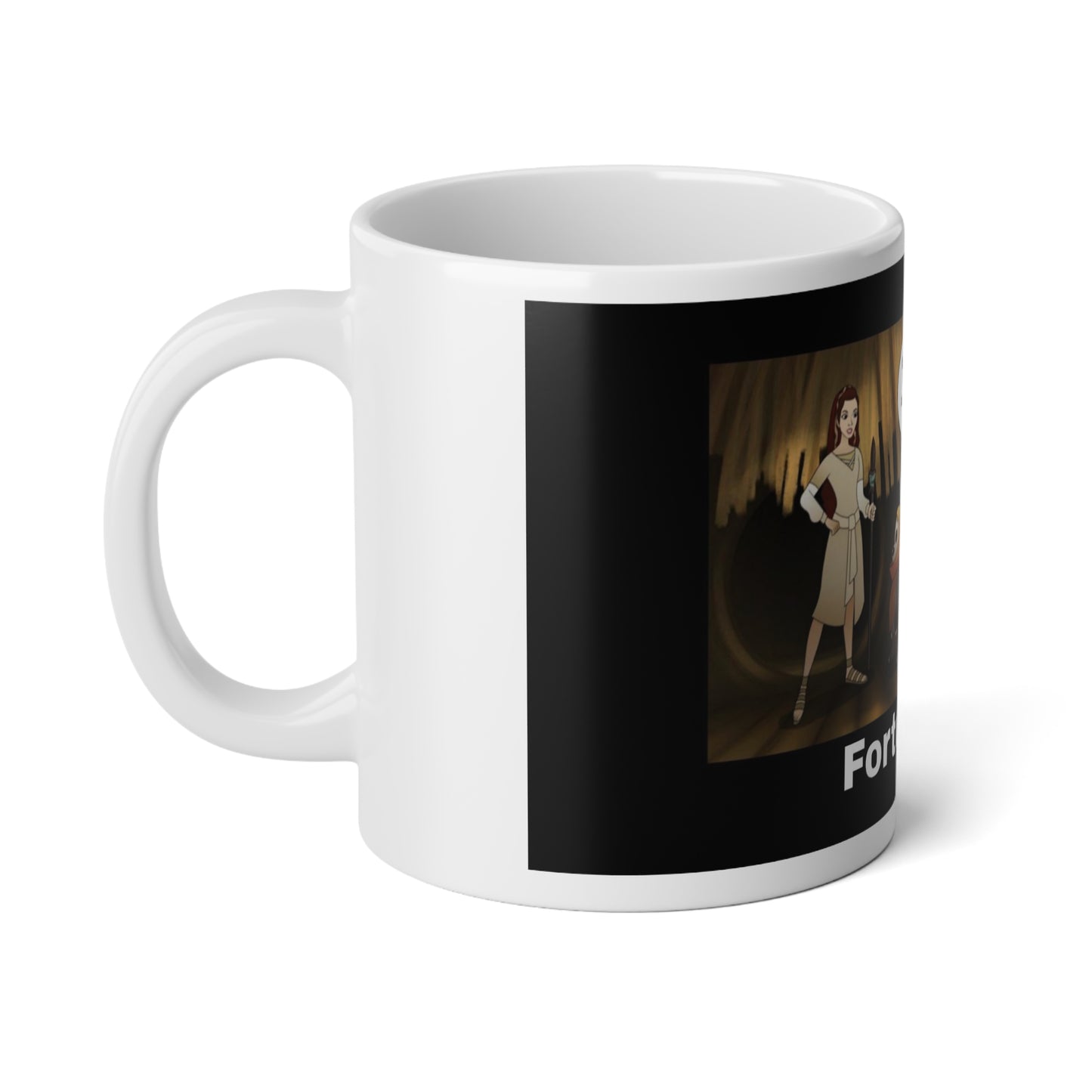 How'd they already have a dress that fit Leia? - Jumbo Mug