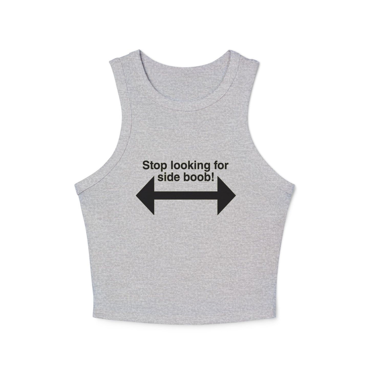 Side Boob-Women's Micro Rib Racer Tank Top