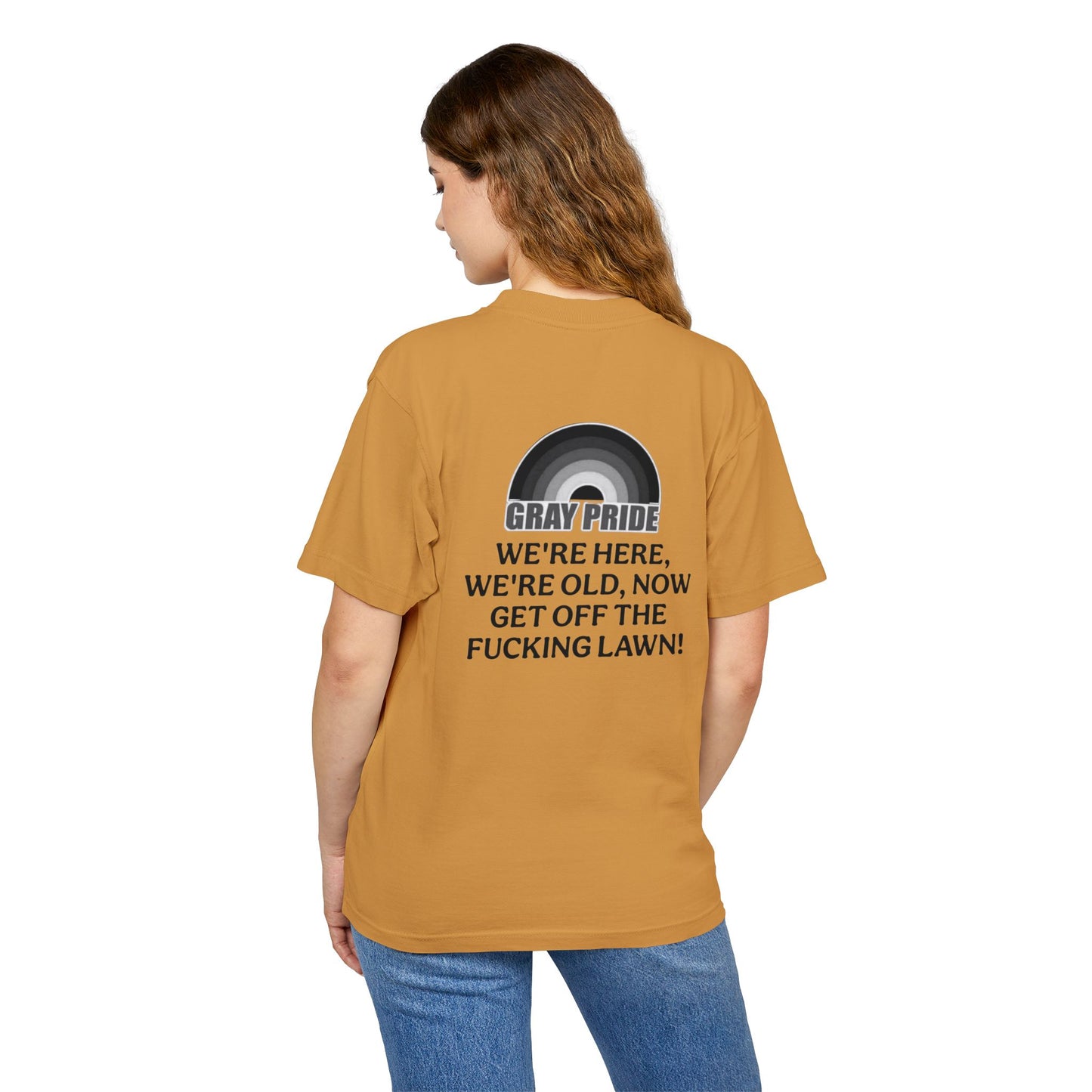 "Get Off The Fucking Lawn!"- Heavy Tee - Statement T-Shirt for LGBTQ+ Allies & Activists