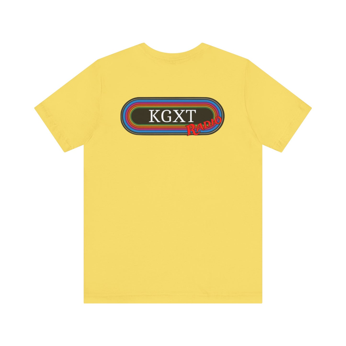 KGXT Radio Center/Back. (front blank) Old school style