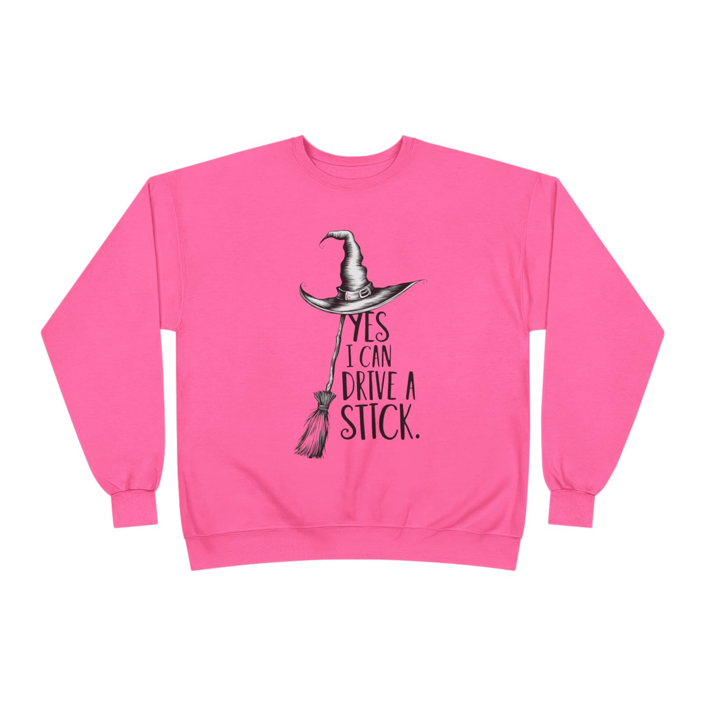 Halloween Witch Sweatshirt - Unisex Eco-Friendly Crewneck, Funny Gift, Cozy Fall Apparel, Perfect for Costume Parties, Thanksgiving