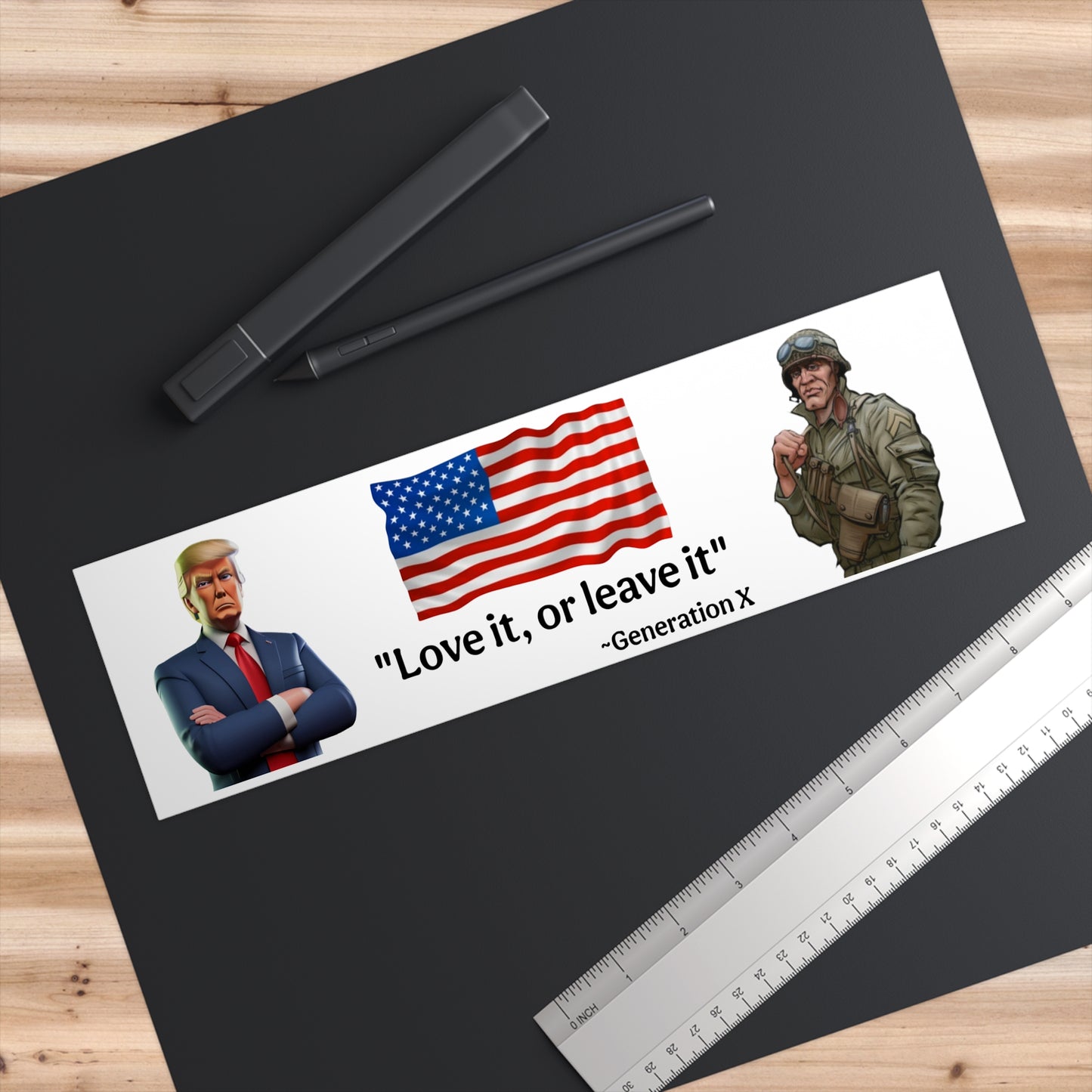Trump/WW2/Flag-Bumper Stickers