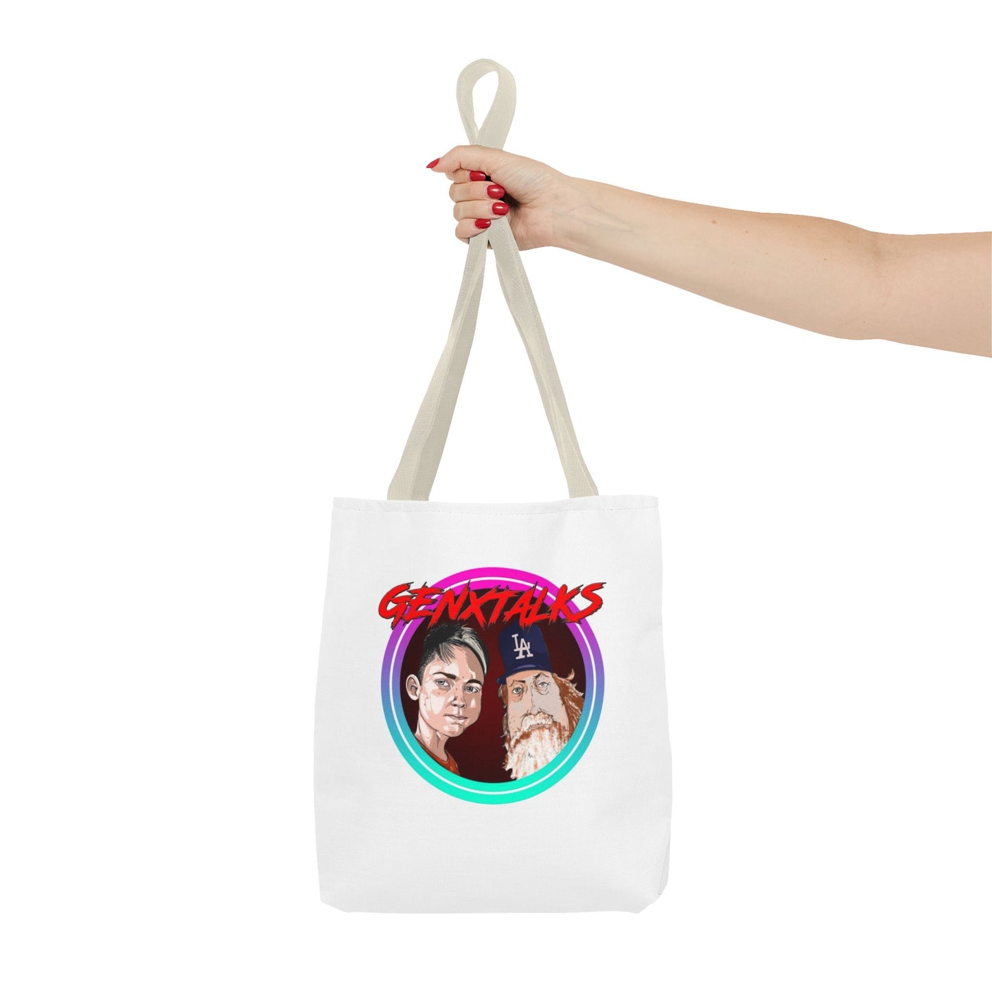 Vibrant GENXTALKS Graphic Tote Bag