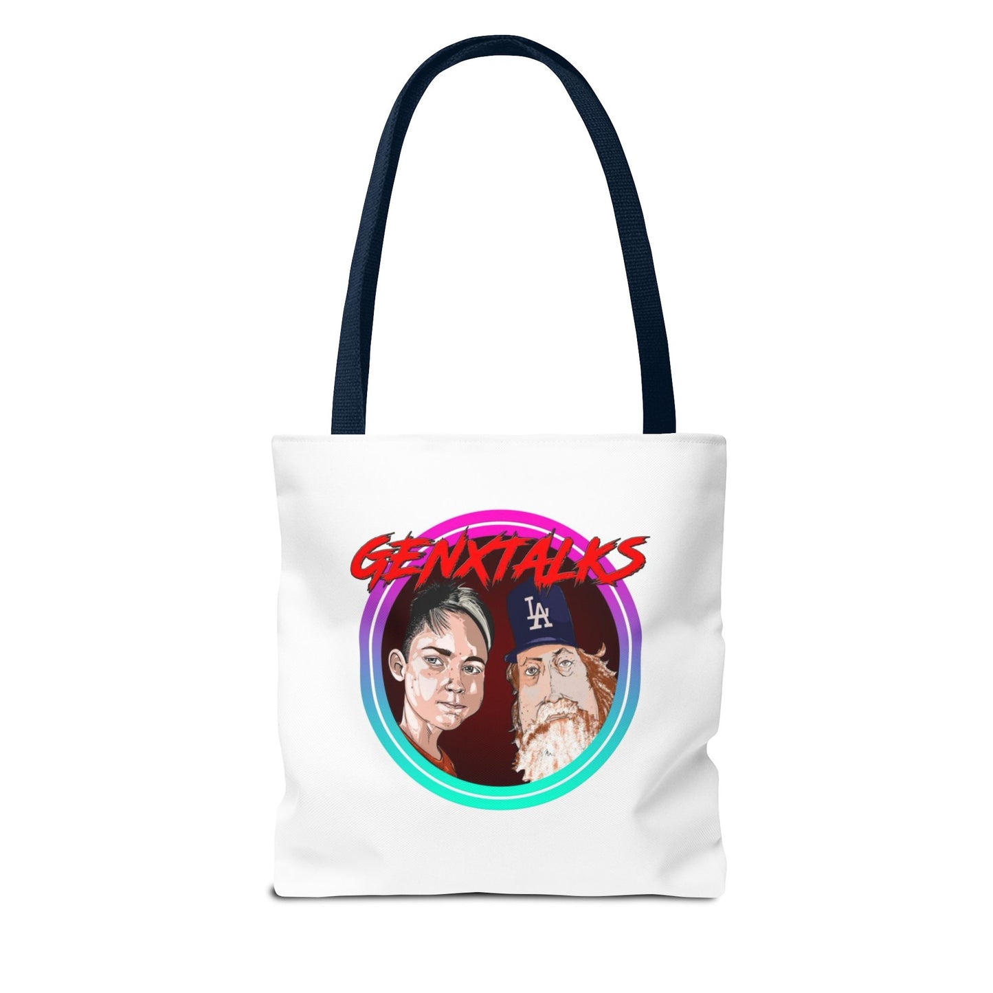 Vibrant GENXTALKS Graphic Tote Bag