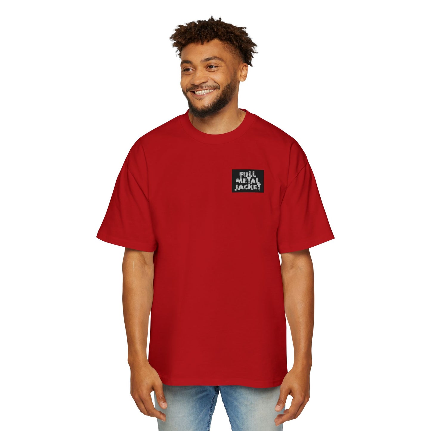 Full Metal Jacket Zipper Quote - Oversized Tee
