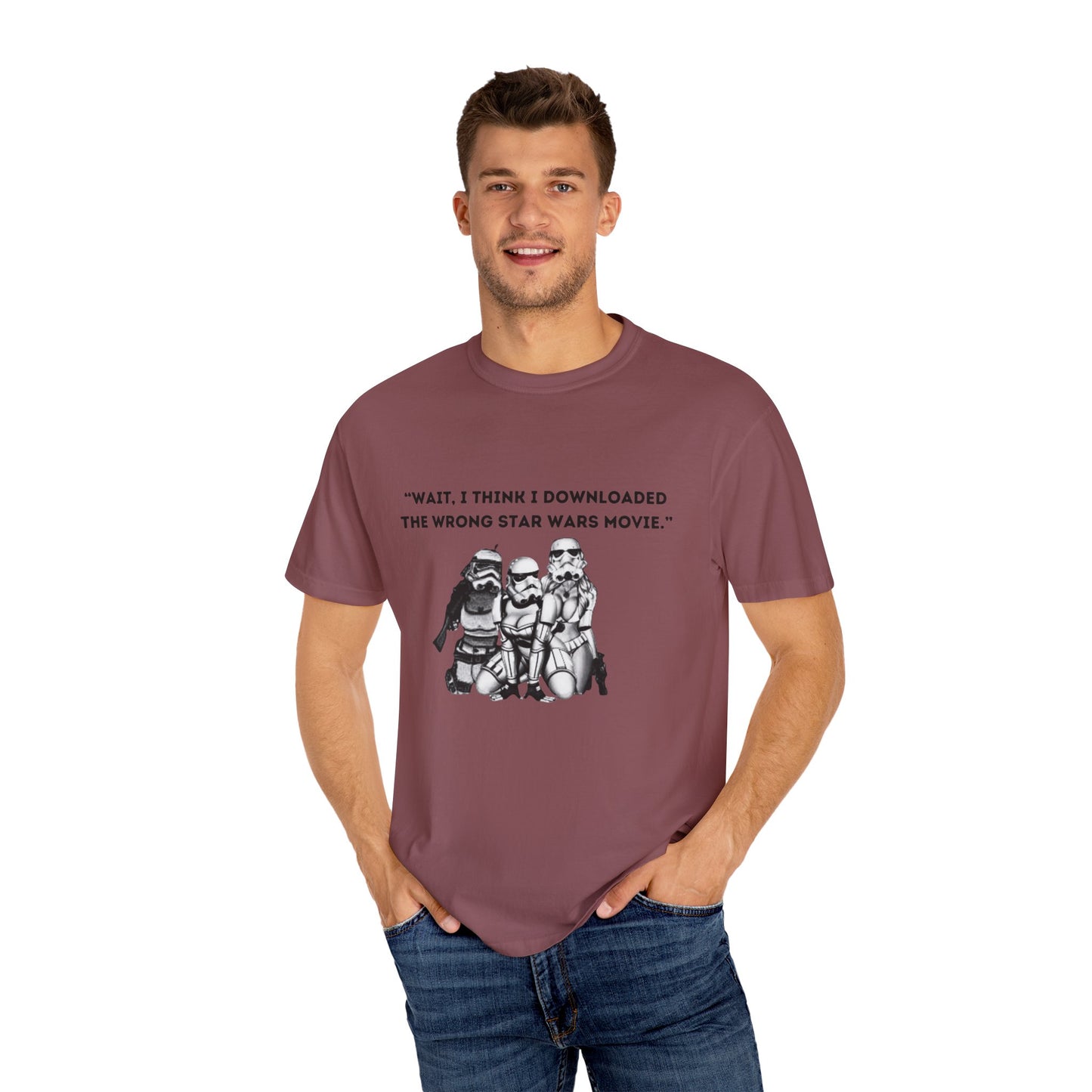 Wrong Star Wars Movie - Unisex Garment-Dyed Tee
