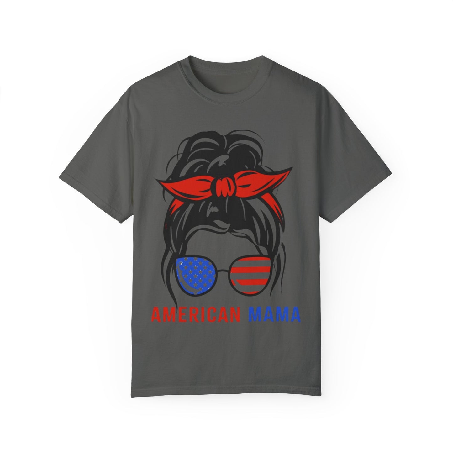 American Mama Graphic T-Shirt for Patriotic Moms