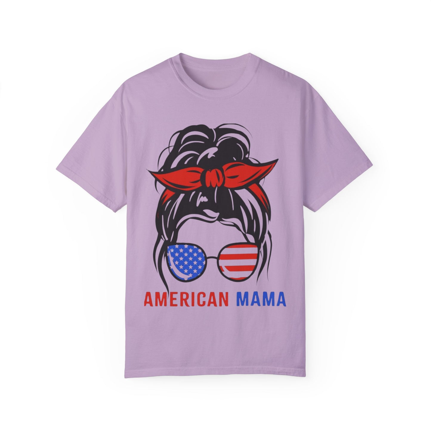American Mama Graphic T-Shirt for Patriotic Moms