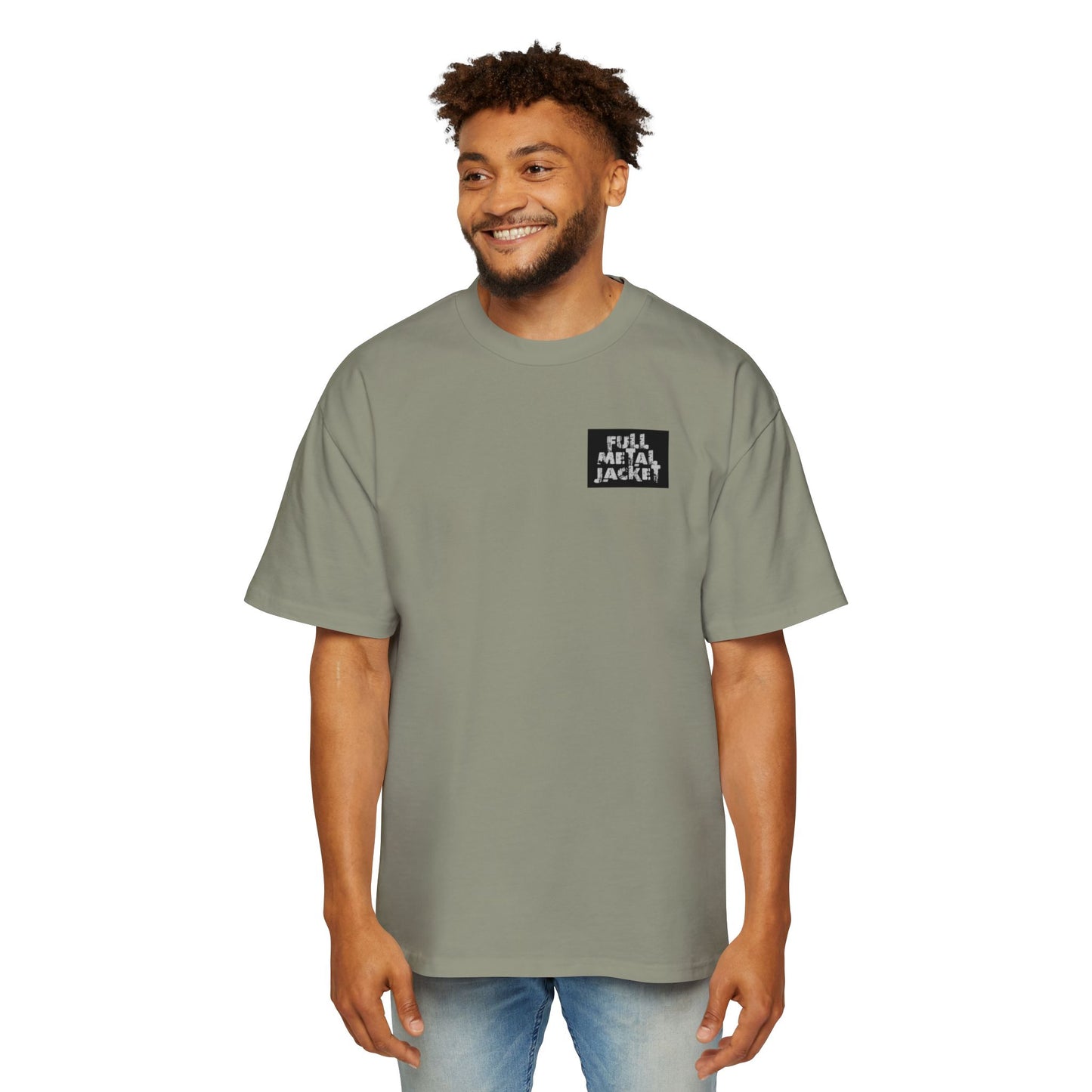 Full Metal Jacket Zipper Quote - Oversized Tee