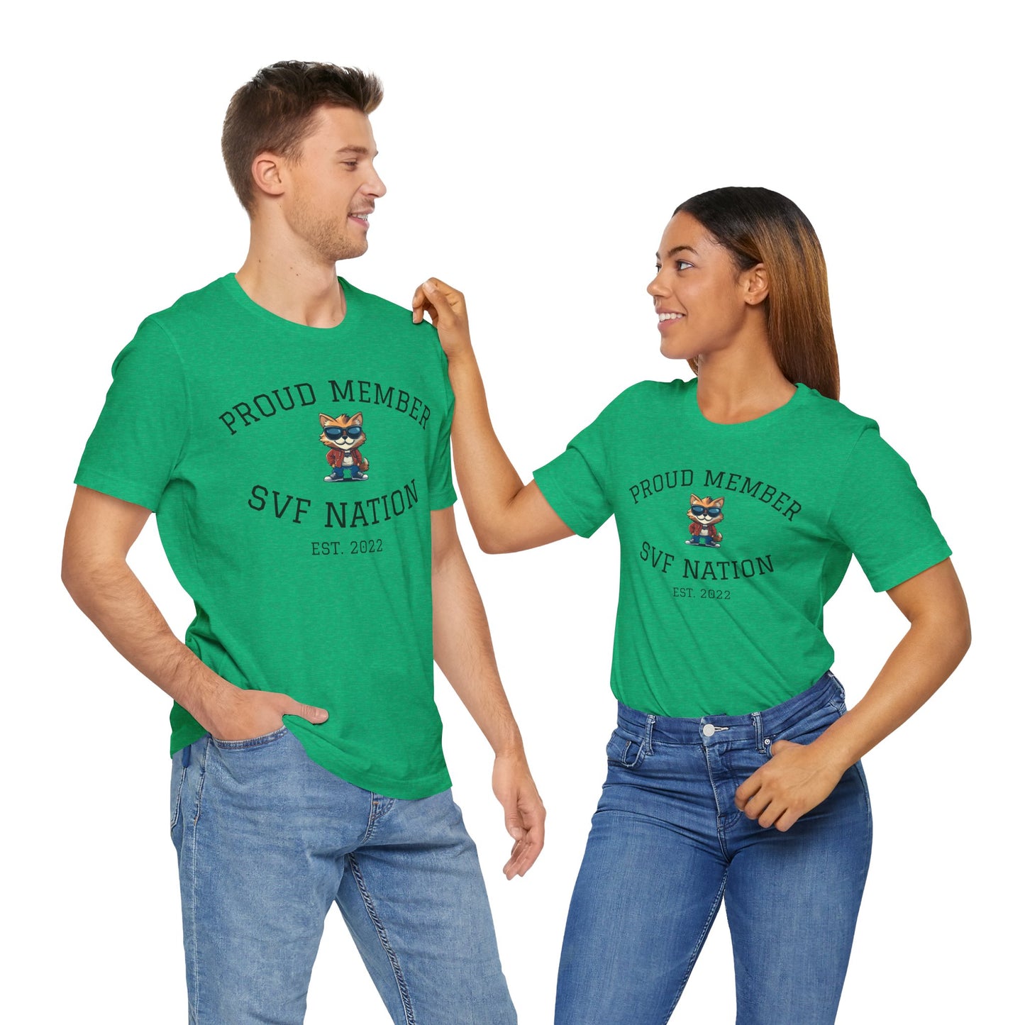 SVF Nation Proud Member Tee - Unisex T-Shirt for Fans, Casual Wear, Birthday Gifts, Team Spirit, Community Love