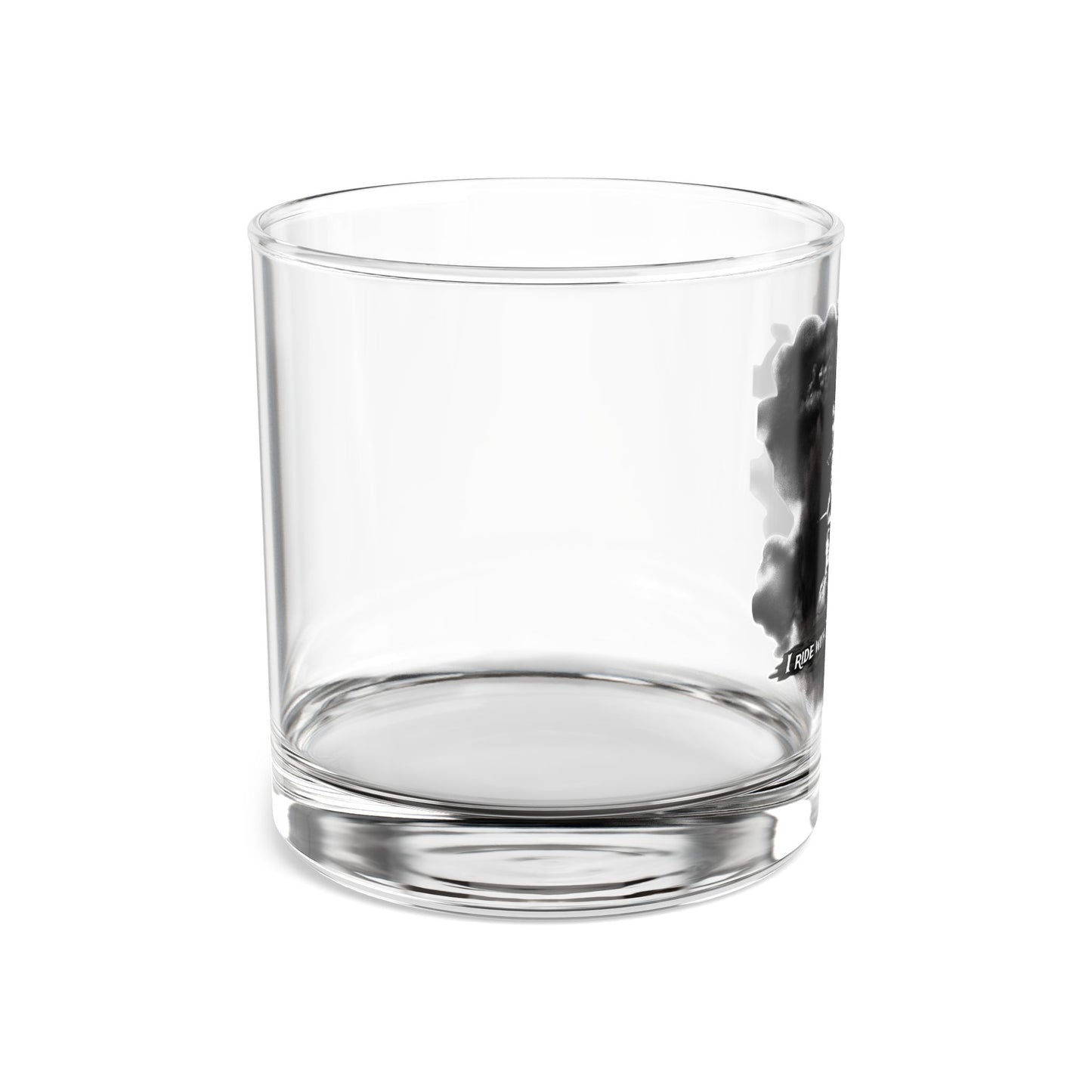'I Ride with The Regulators' Design - Whiskey Lovers Rock Glass