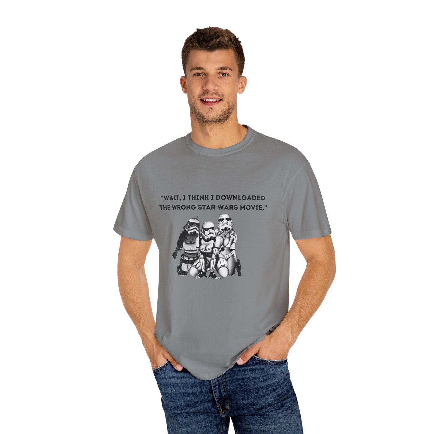 Wrong Star Wars Movie - Unisex Garment-Dyed Tee