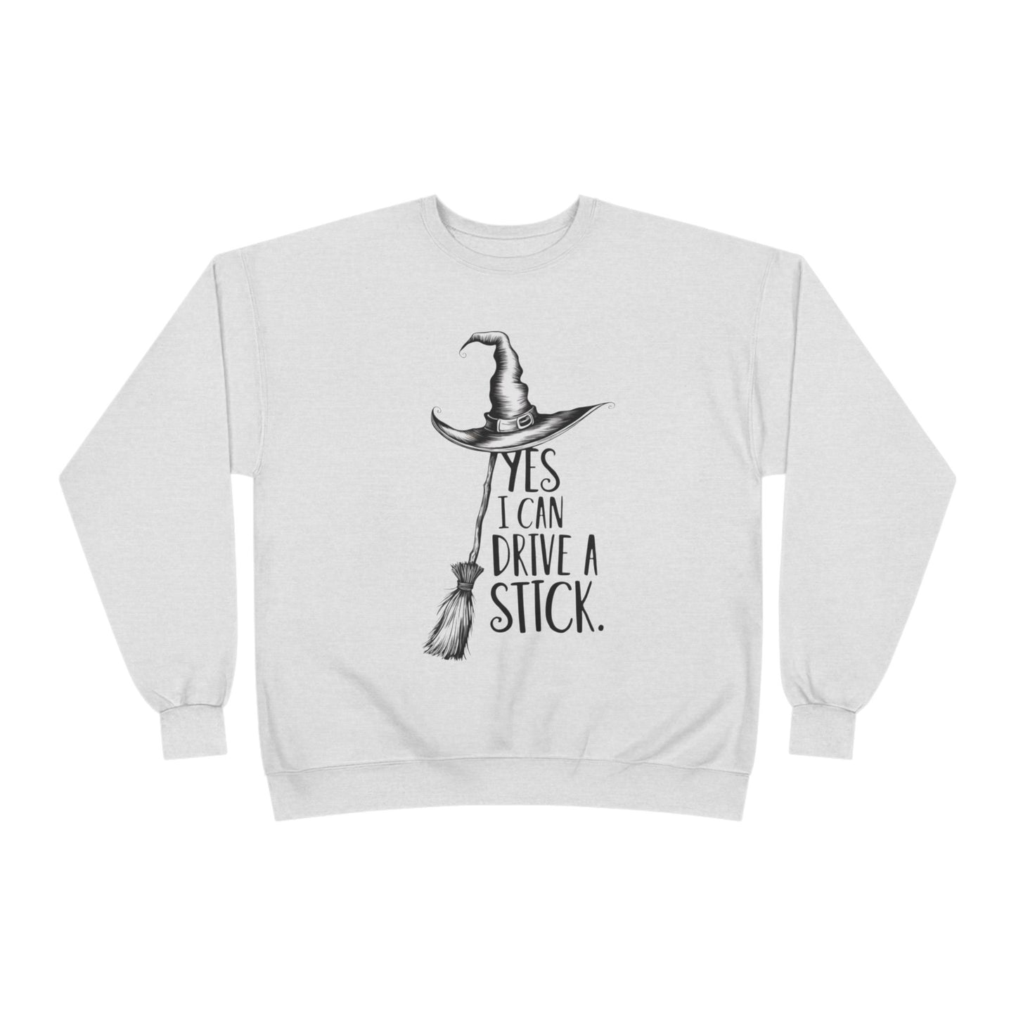 Halloween Witch Sweatshirt - Unisex Eco-Friendly Crewneck, Funny Gift, Cozy Fall Apparel, Perfect for Costume Parties, Thanksgiving