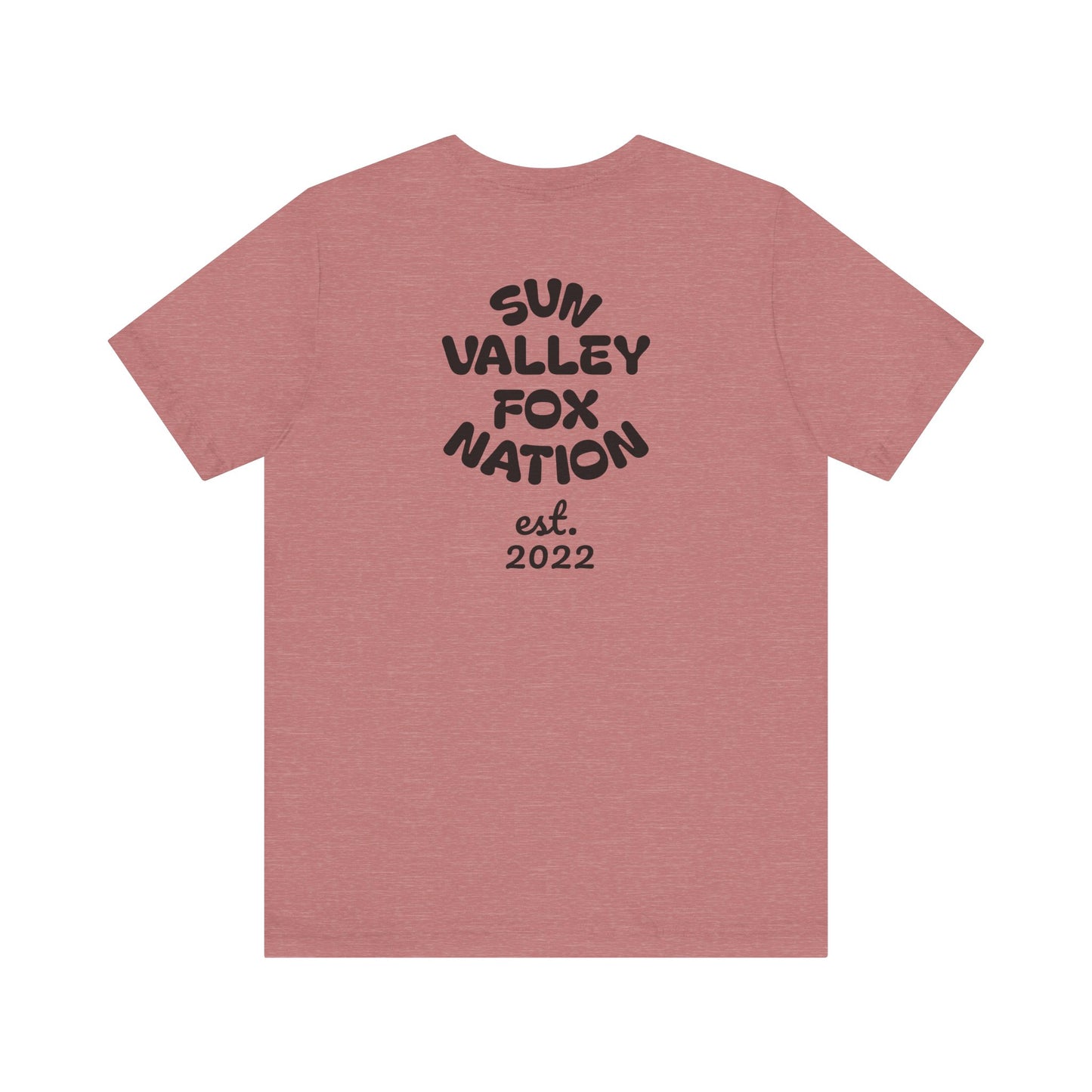 Cool Graphic Tee: Sun Valley Fox Nation, Fun Casual Wear, Unique T-Shirt
