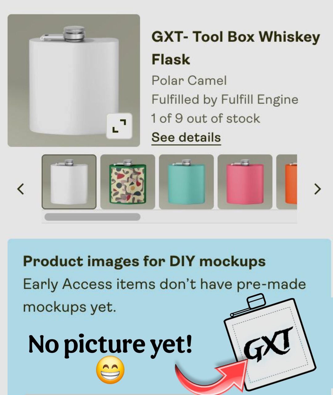 GXT- Tool Box Whiskey Flask