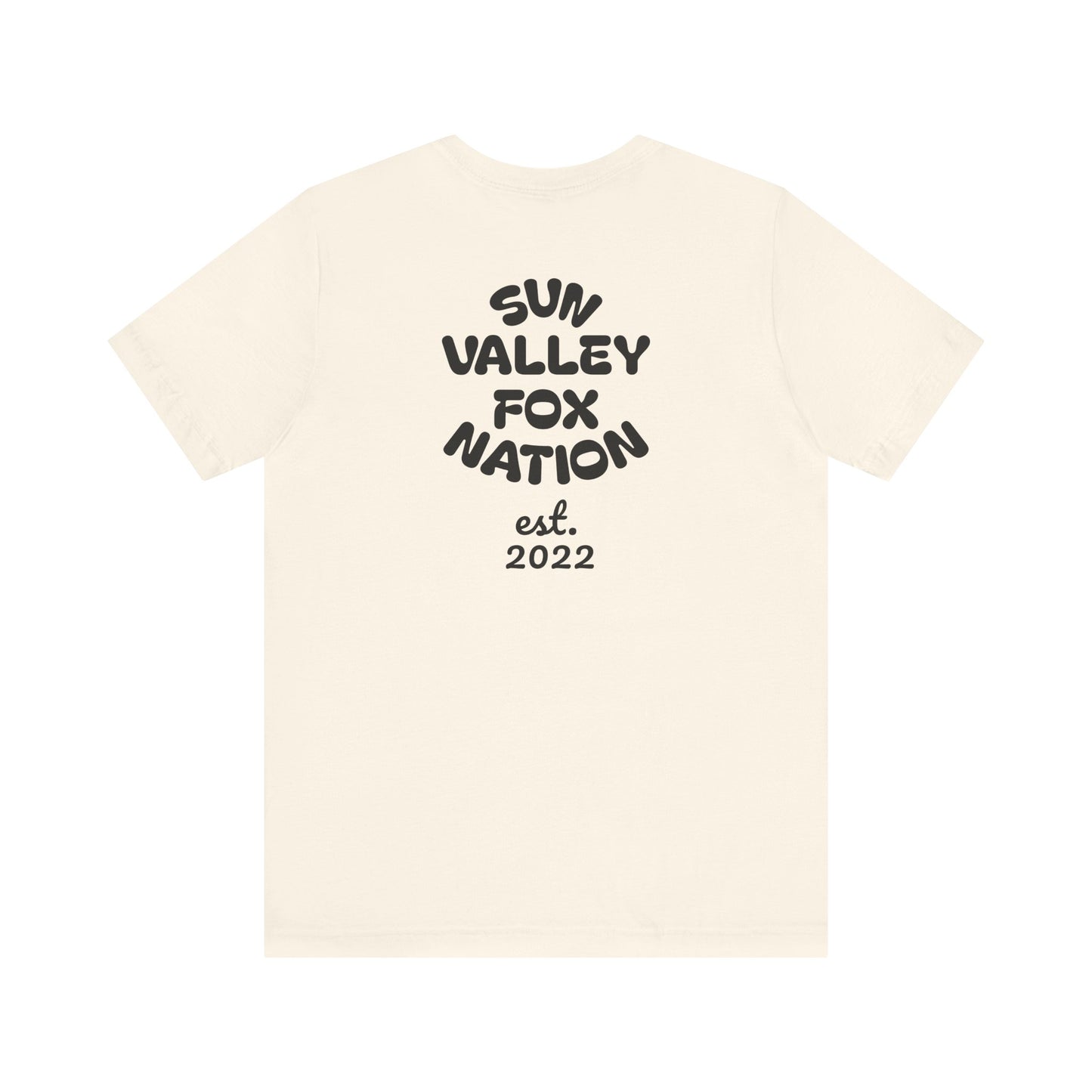 Cool Graphic Tee: Sun Valley Fox Nation, Fun Casual Wear, Unique T-Shirt