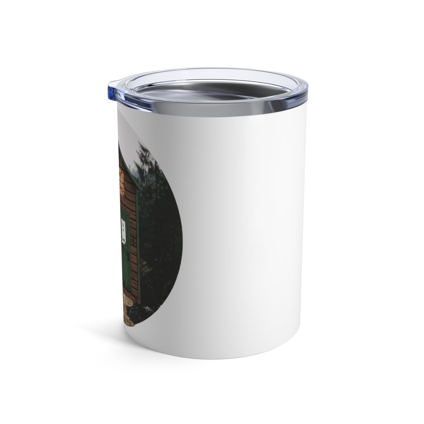 Welcome to the Woodshed Tumbler | 10oz Goat Design | Rustic Outdoor Drinkware