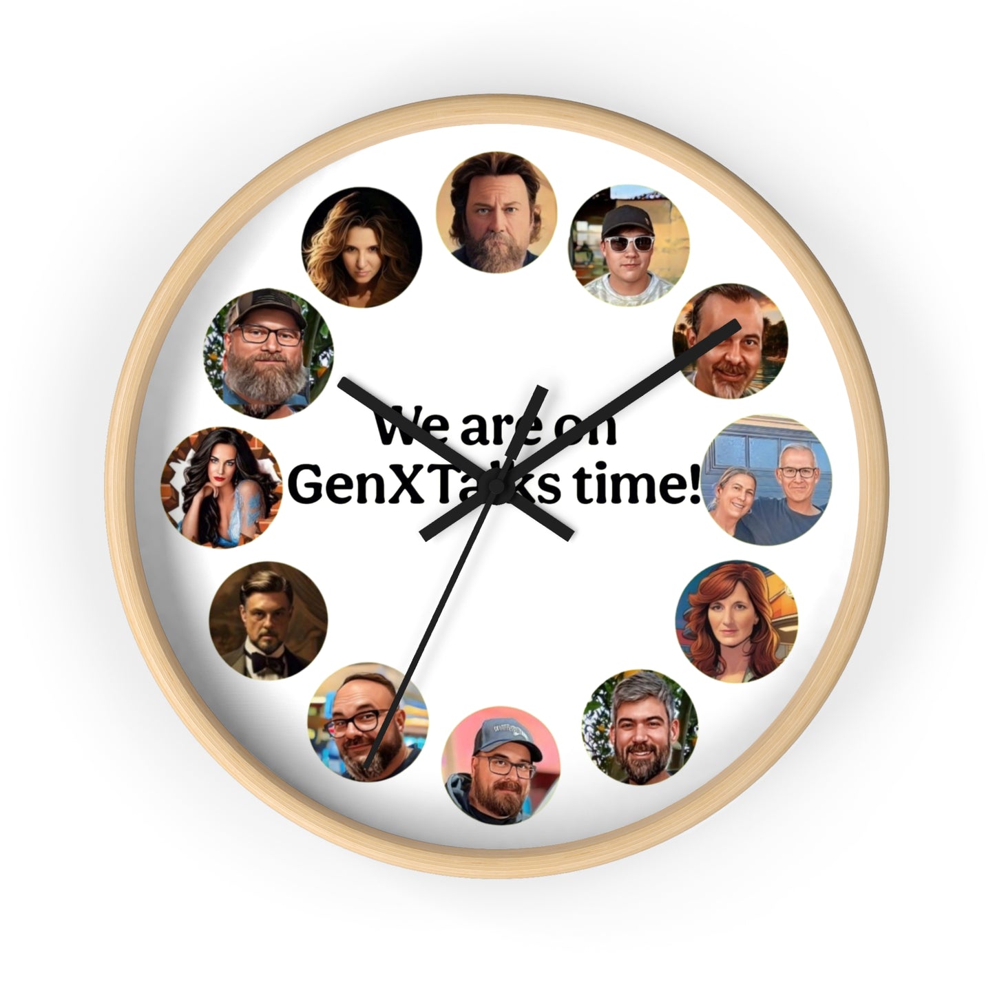 We are on GenXtalks! time!- Wall clock