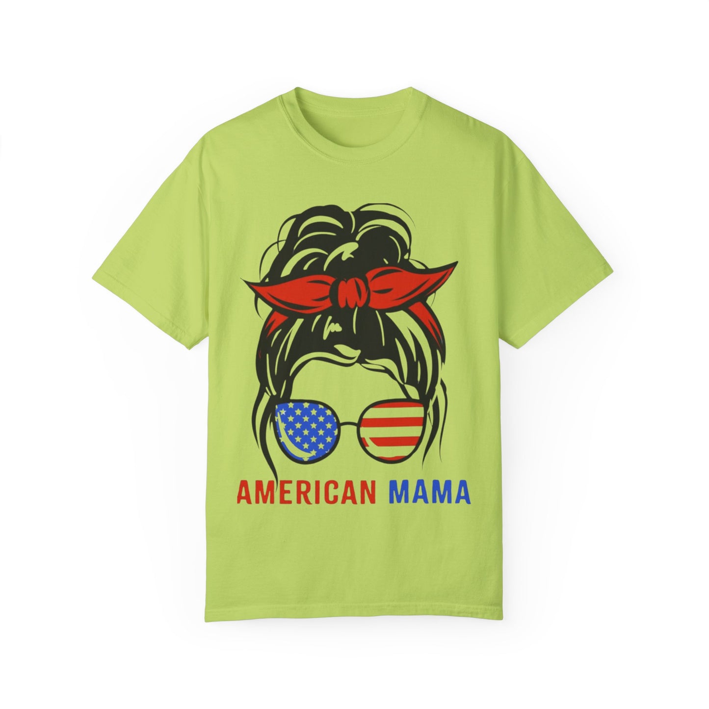 American Mama Graphic T-Shirt for Patriotic Moms