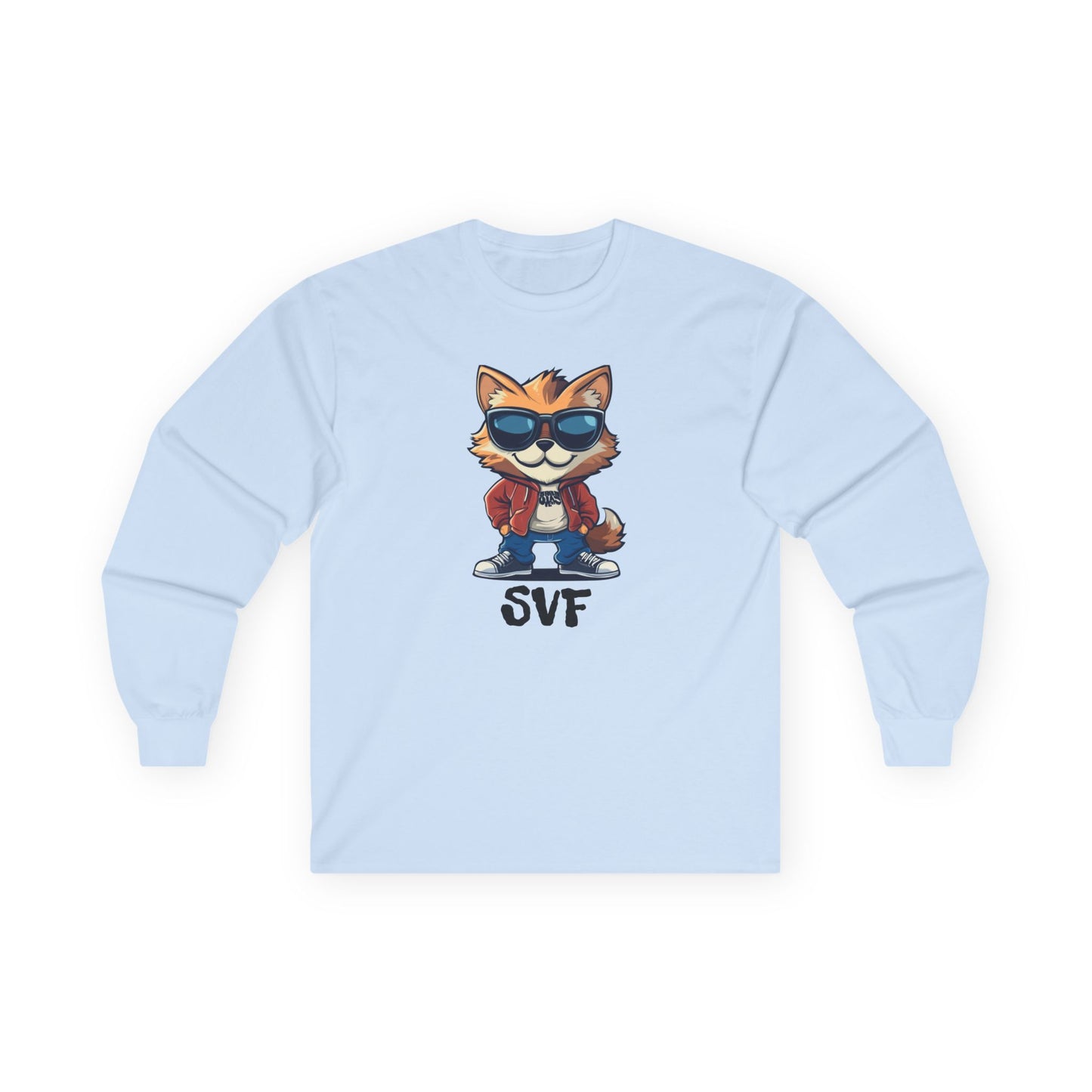 SUN VALLEY FOX Graphic Long Sleeve Tee, Retro Fox Shirt, Sun Valley Fox Nation, Cozy Everyday Wear
