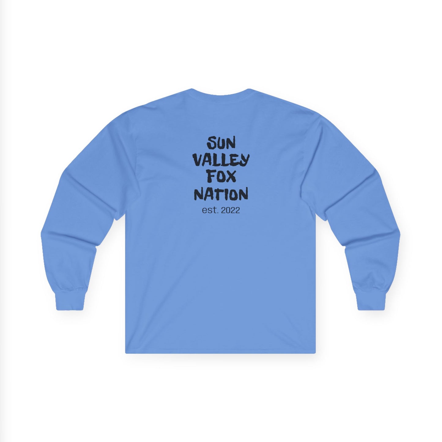 SUN VALLEY FOX Graphic Long Sleeve Tee, Retro Fox Shirt, Sun Valley Fox Nation, Cozy Everyday Wear