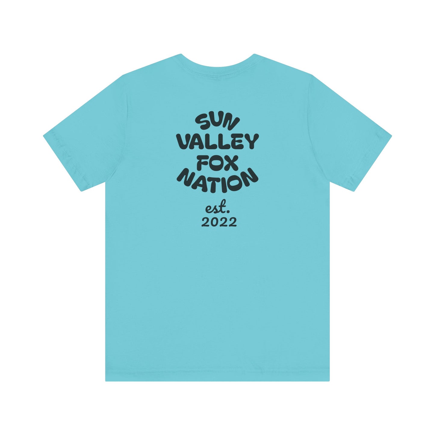Cool Graphic Tee: Sun Valley Fox Nation, Fun Casual Wear, Unique T-Shirt
