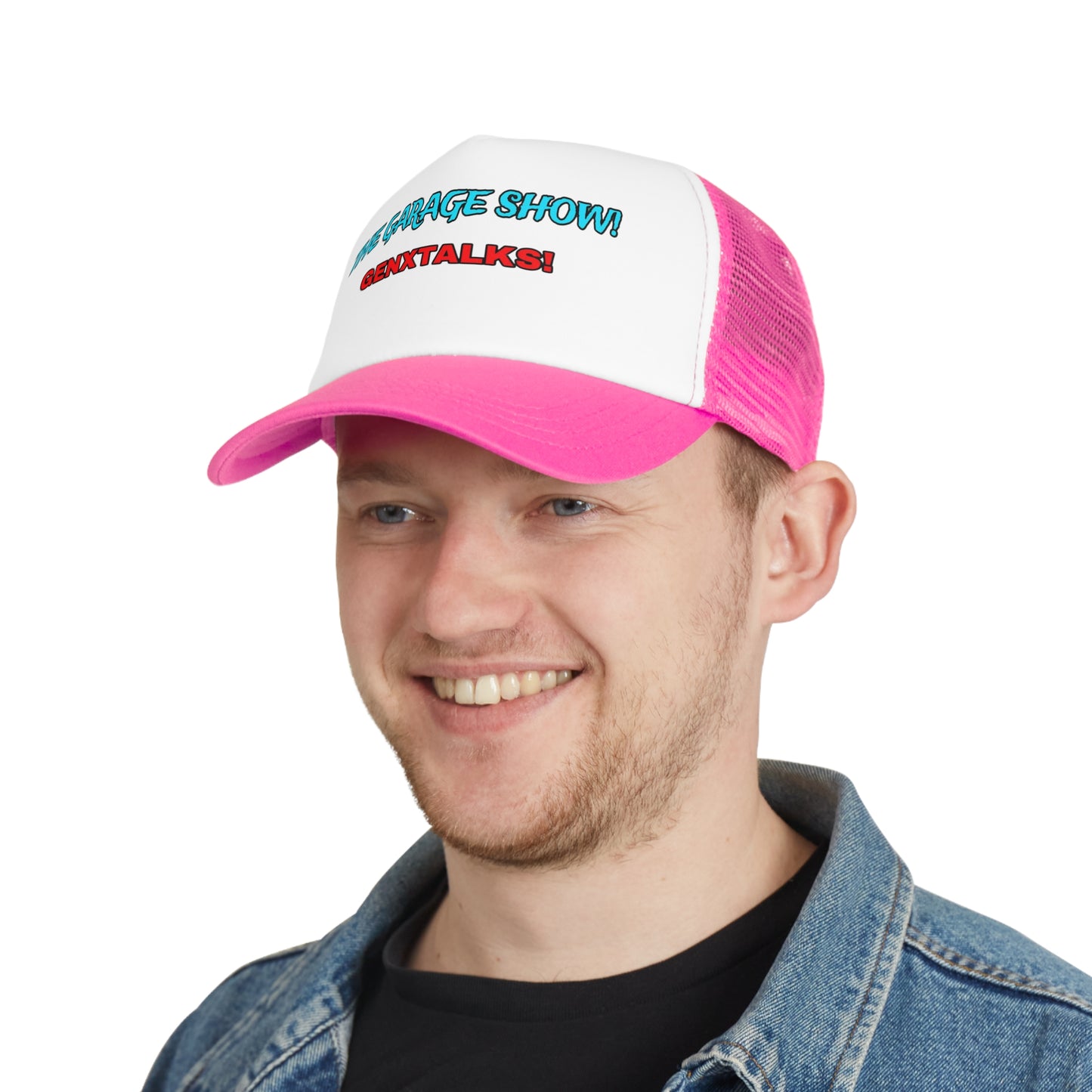 Garage Show Mesh Cap - Cool Trucker Hat for Motorheads Snap back design