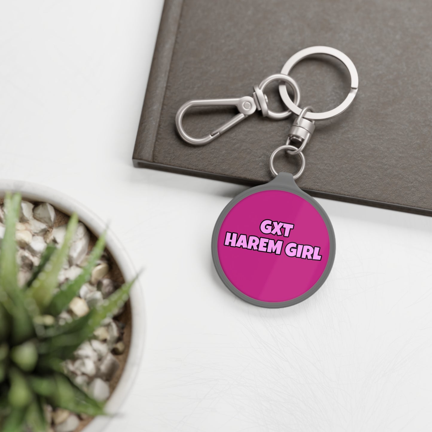 Harem Girl-Keyring Tag (pink)