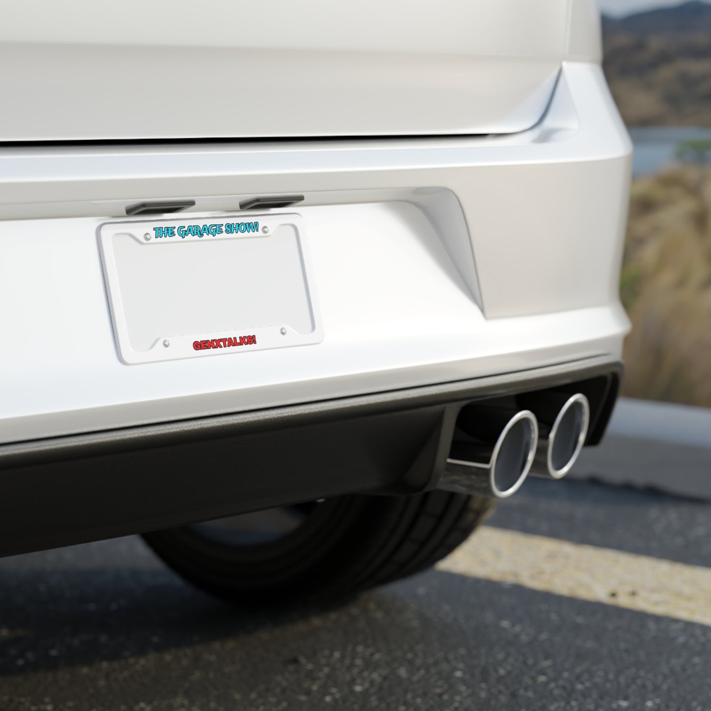 The Garage Show! License Plate Frame