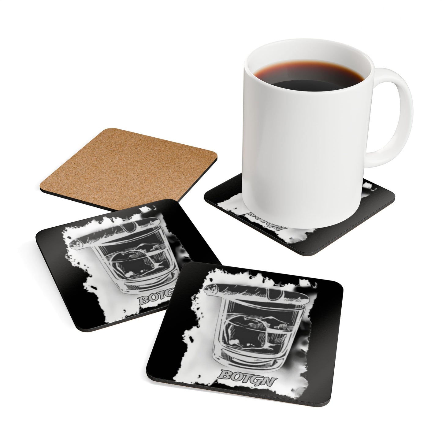 BOTGN coasters (set of 4)