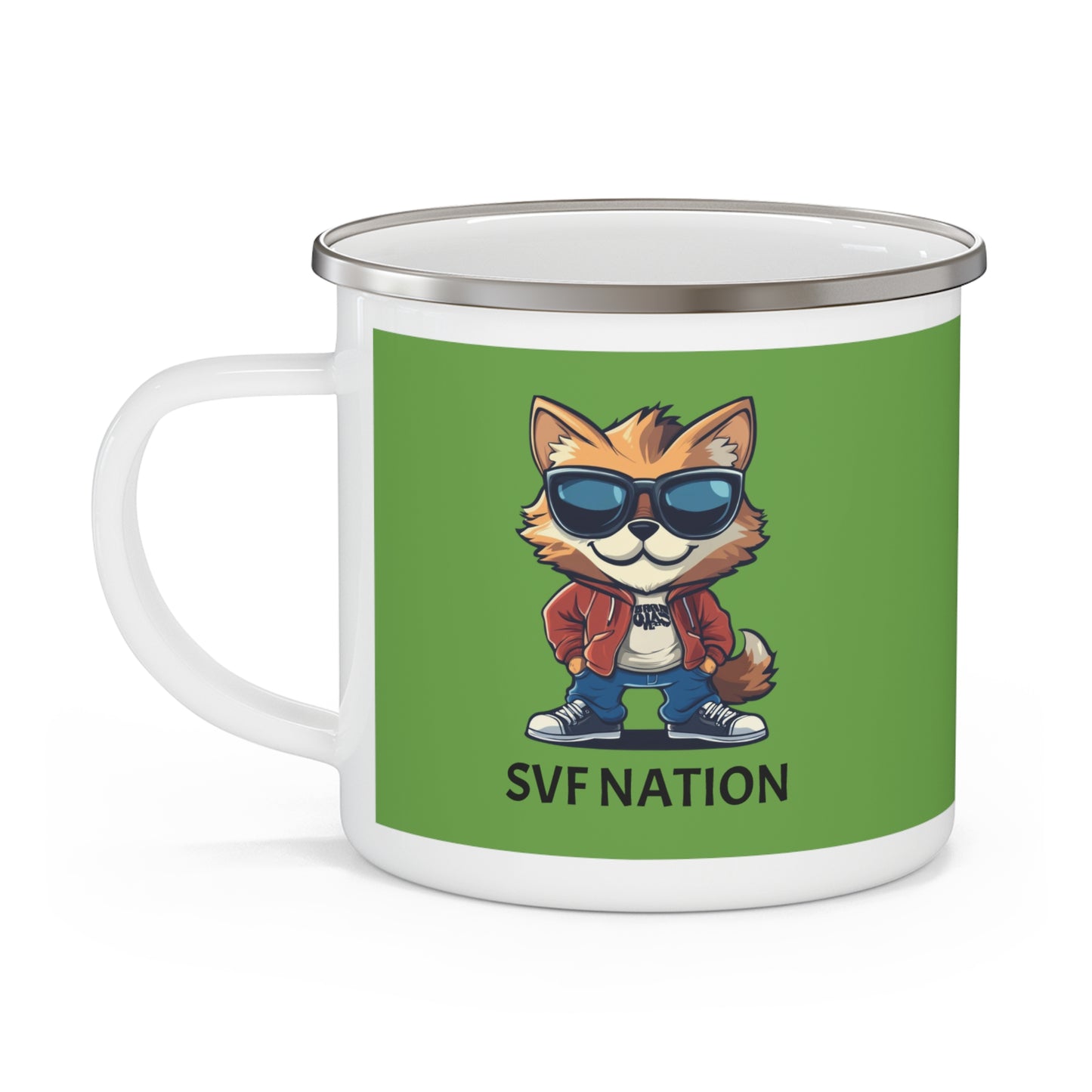 SVF NATION Eco-Friendly Enamel Camping Mug