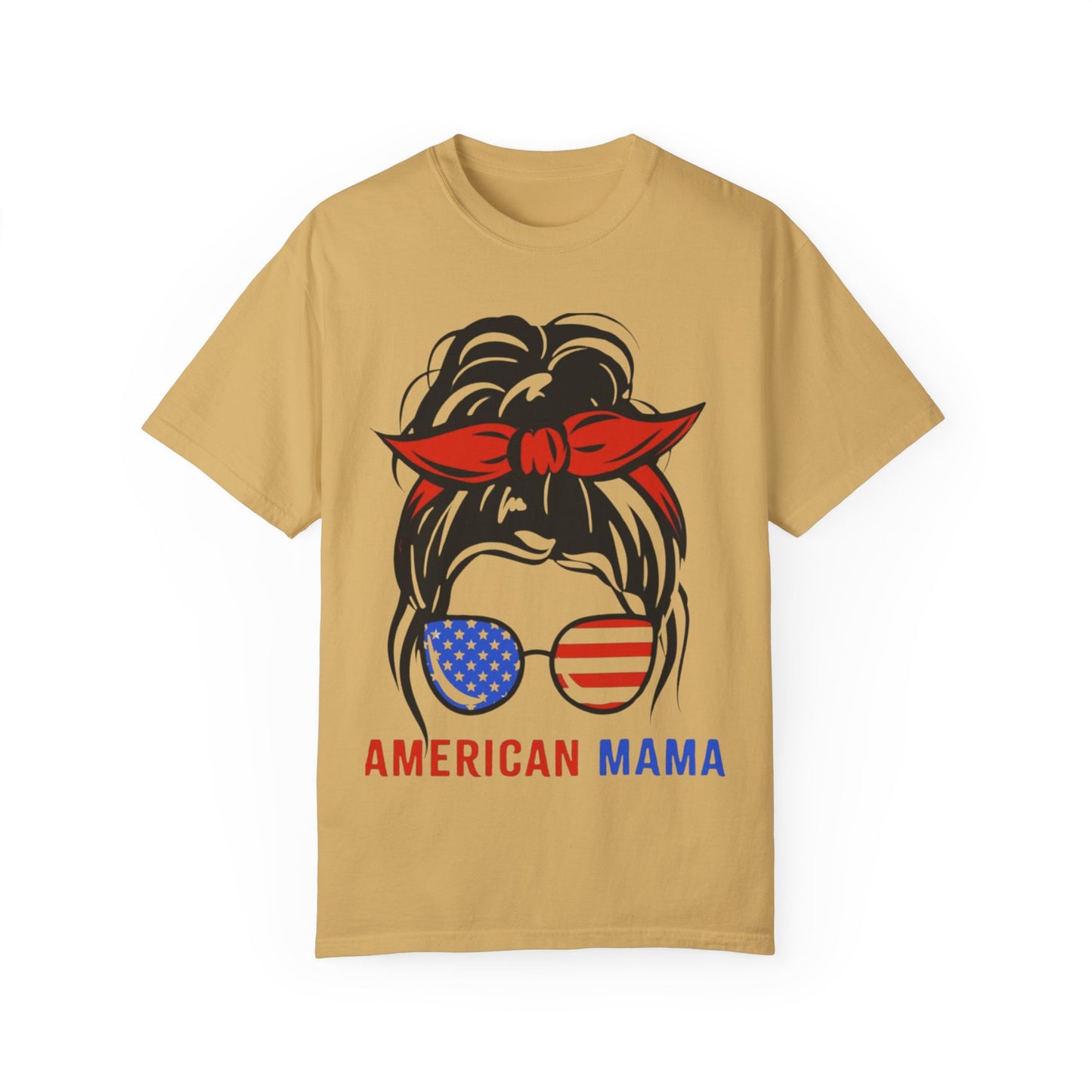 American Mama Graphic T-Shirt for Patriotic Moms