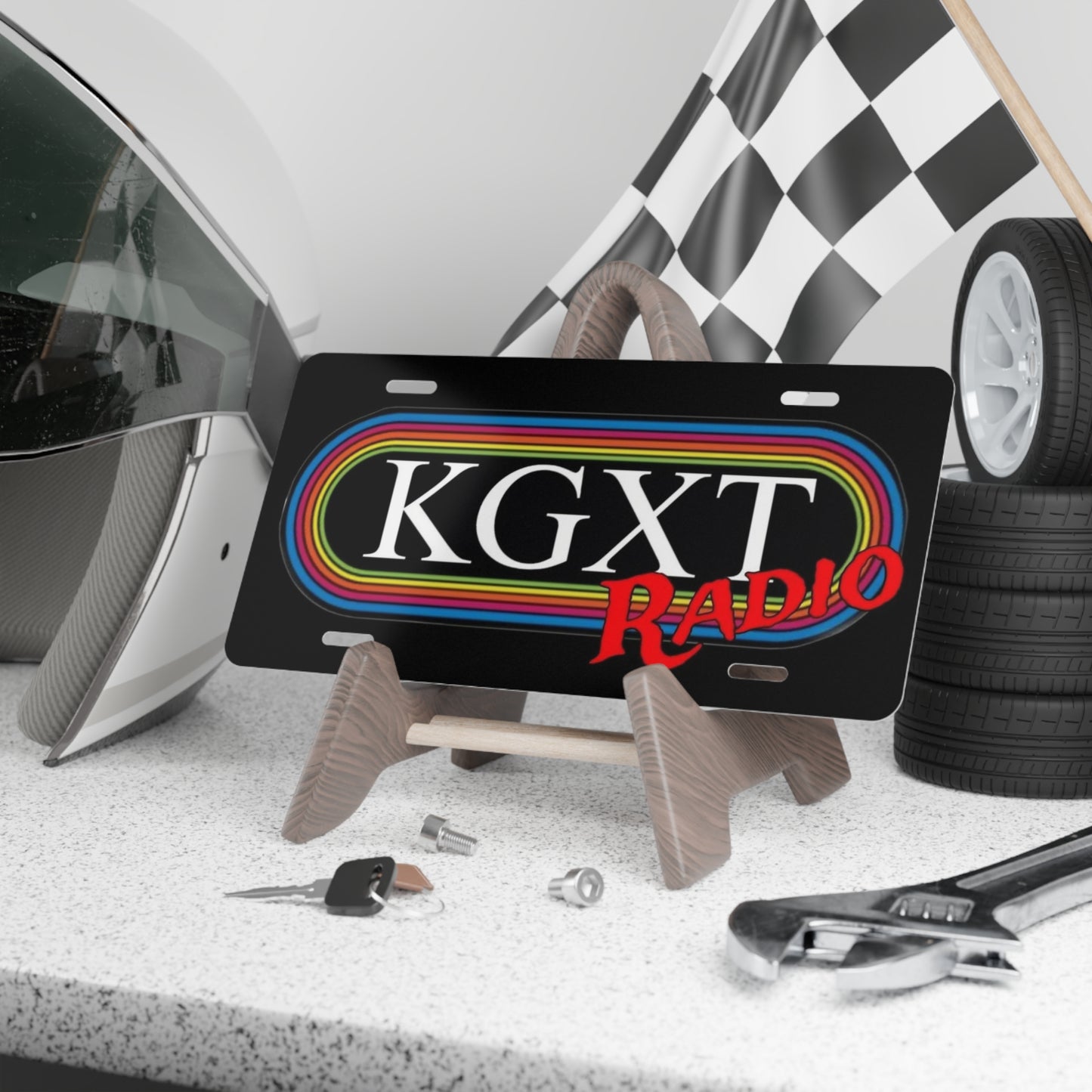 KGXT Radio Custom Vanity License Plate,
