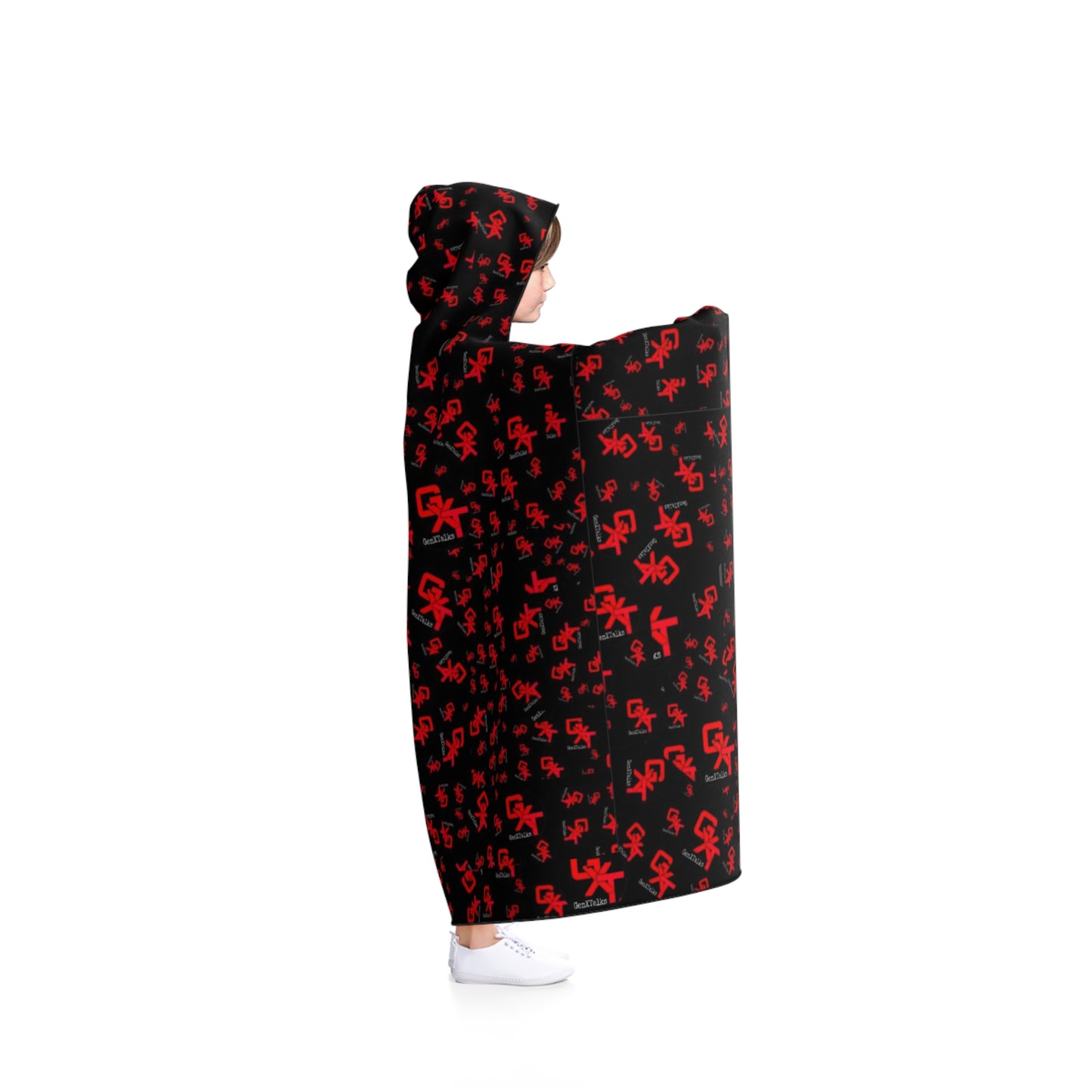 GXT red/black Hooded Blanket