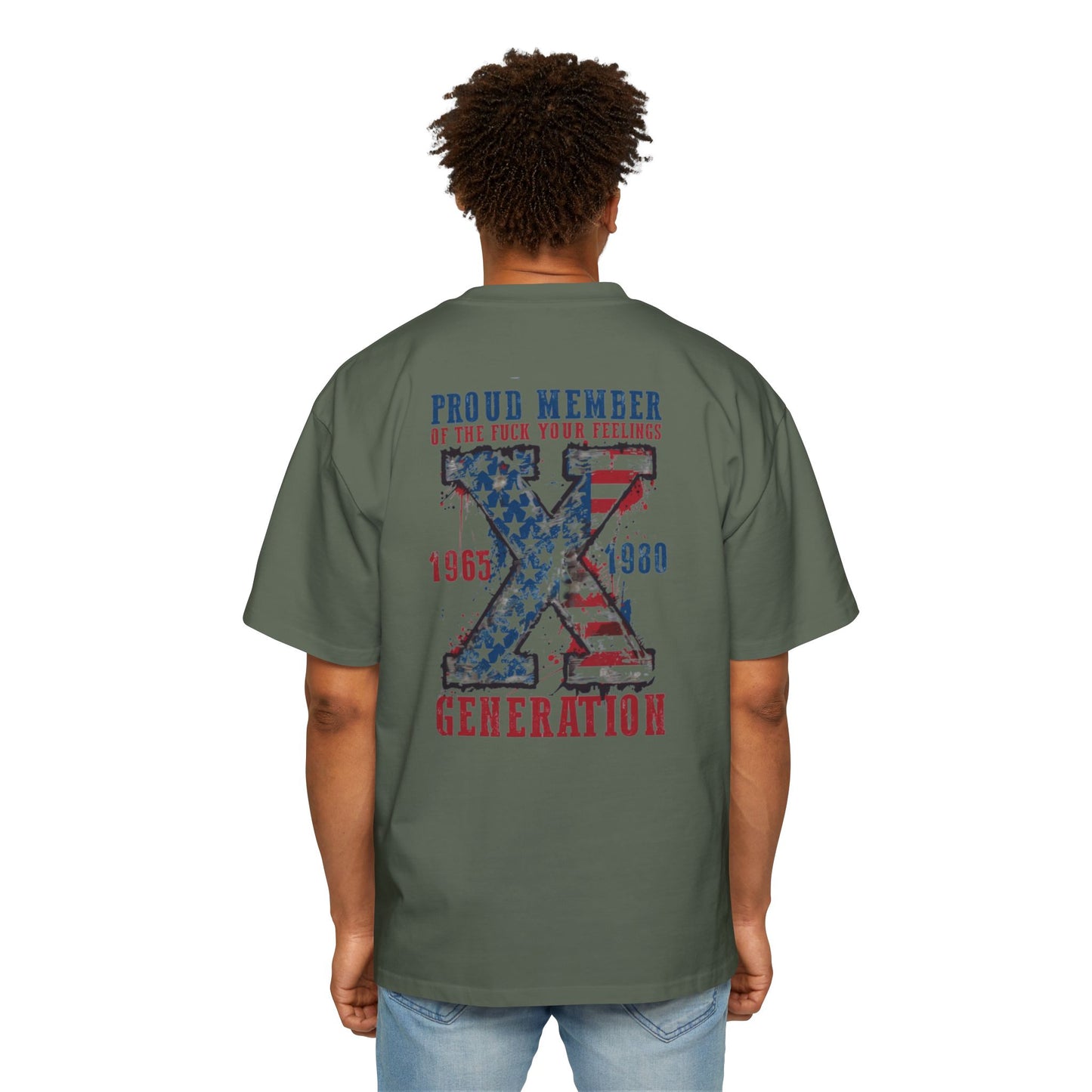 Proud Member Oversized Tee - Generation X Graphic T-Shirt