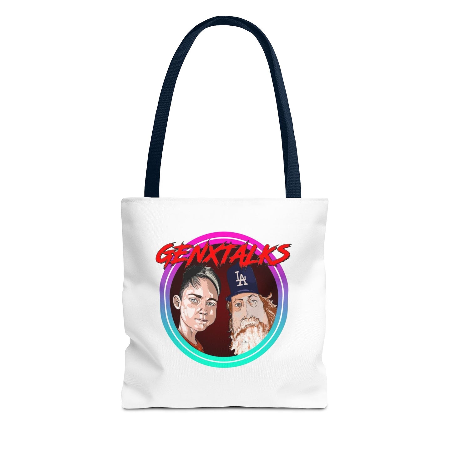 Vibrant GENXTALKS Graphic Tote Bag