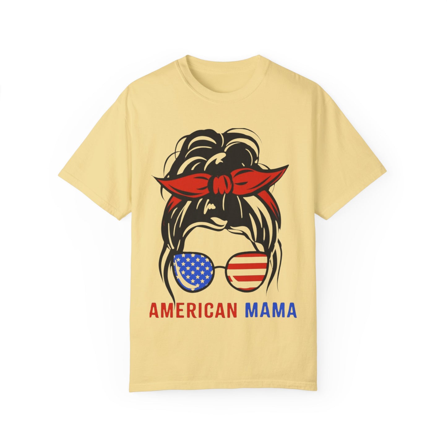 American Mama Graphic T-Shirt for Patriotic Moms