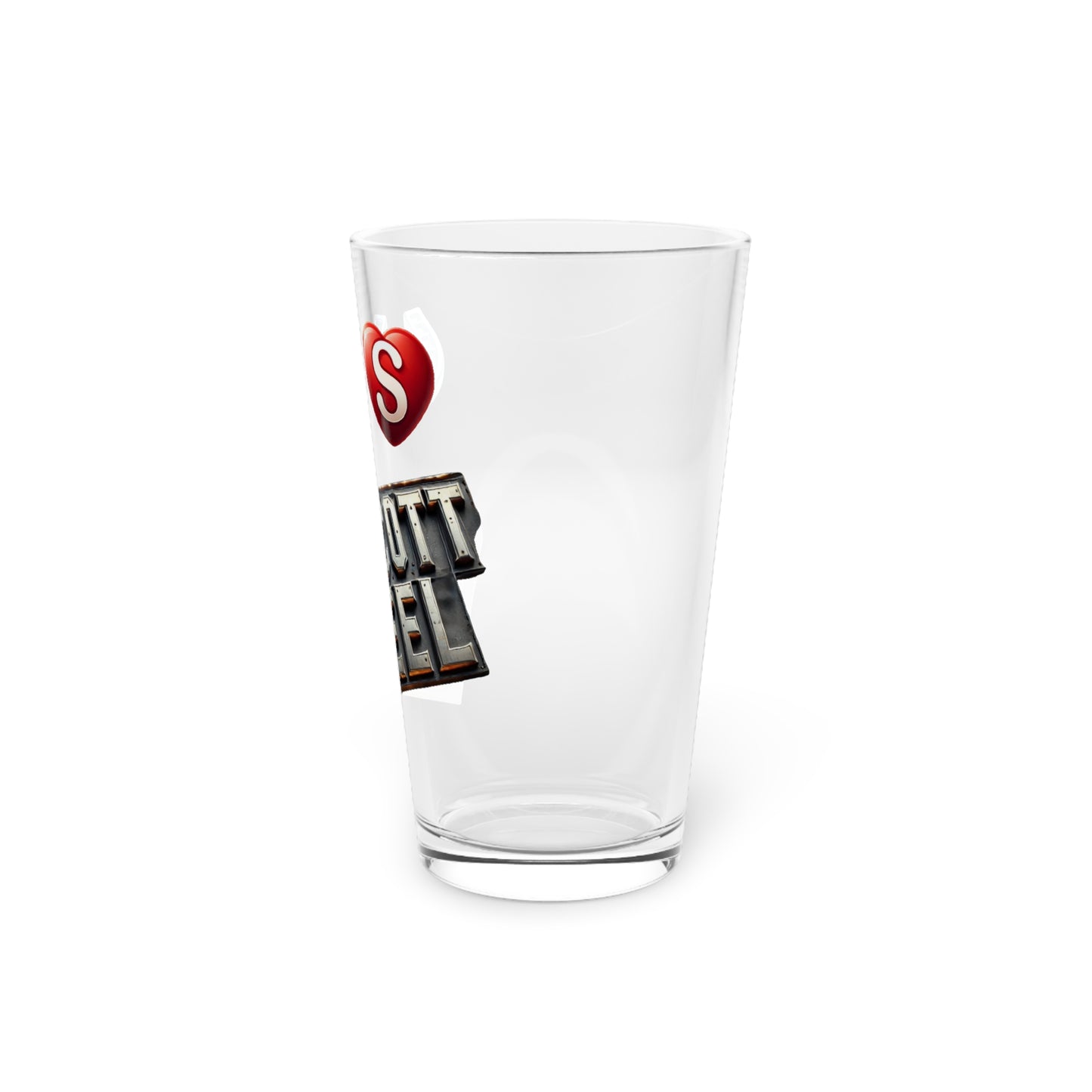 "Blue Horseshoe Loves Anacott Steel - Wall Street quote Beer Glass