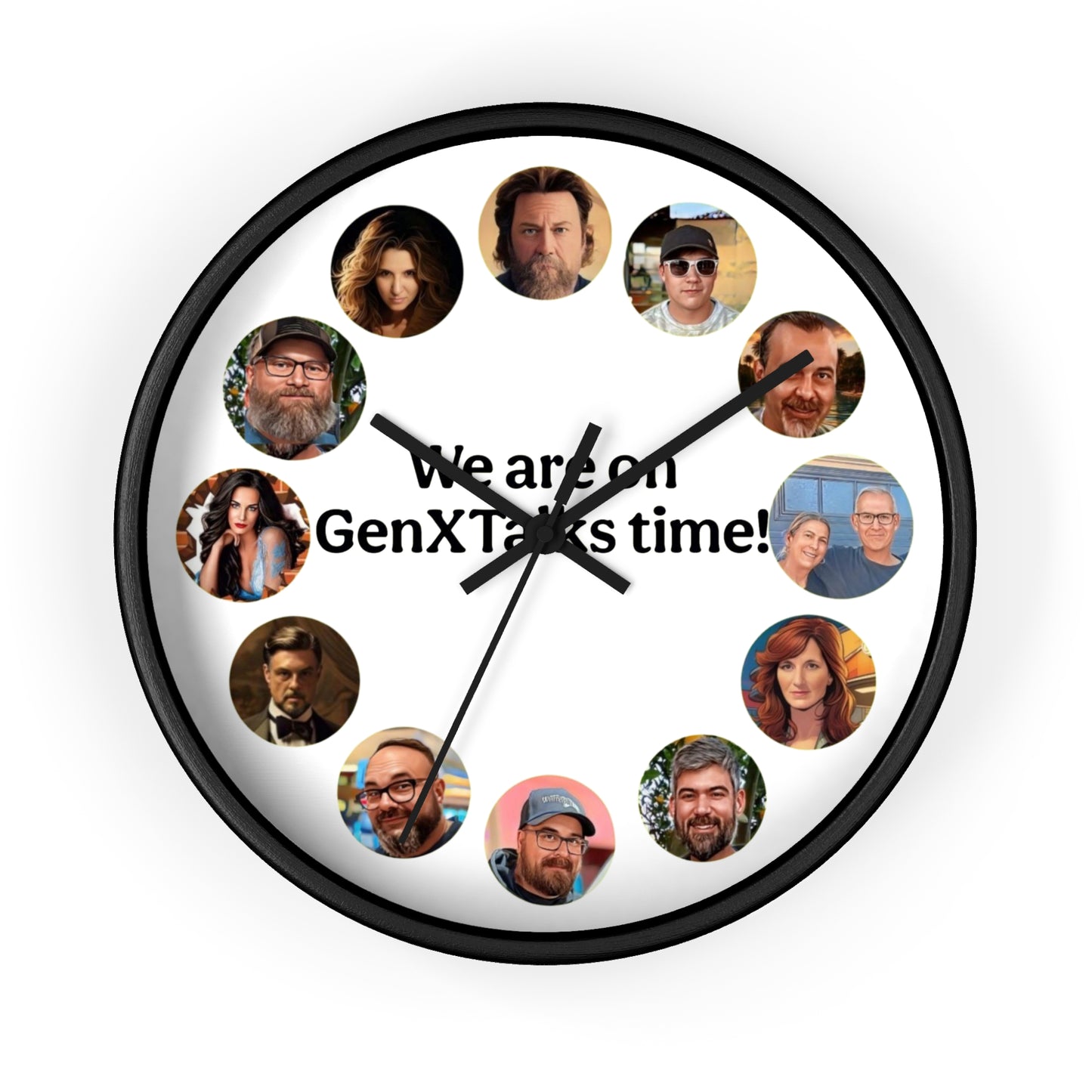 We are on GenXtalks! time!- Wall clock