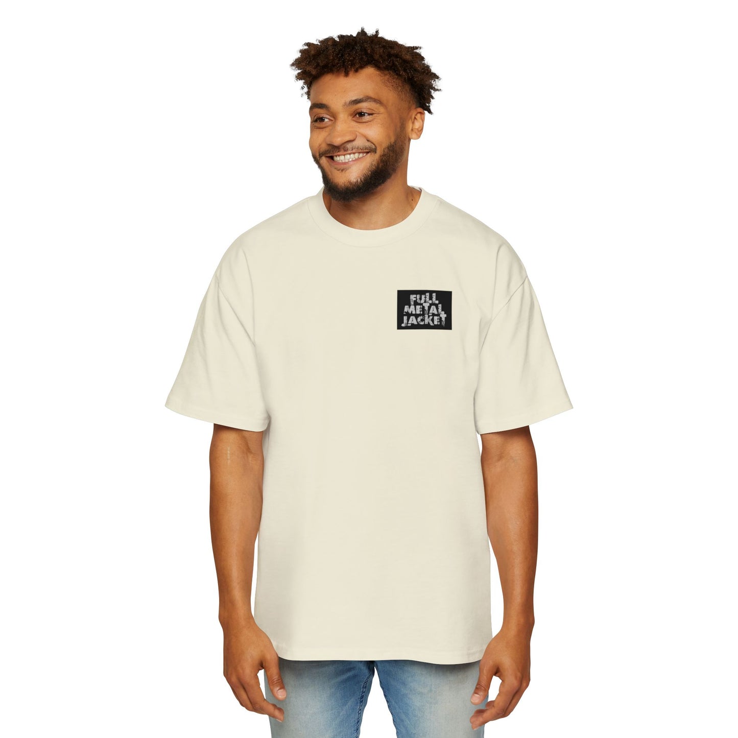 Full Metal Jacket Zipper Quote - Oversized Tee