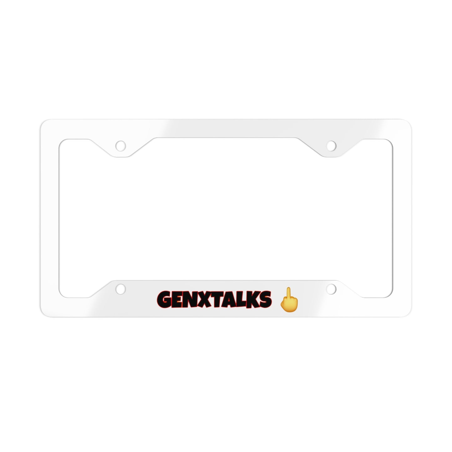GENXTALKS- Middle Finger- (black) Metal frame