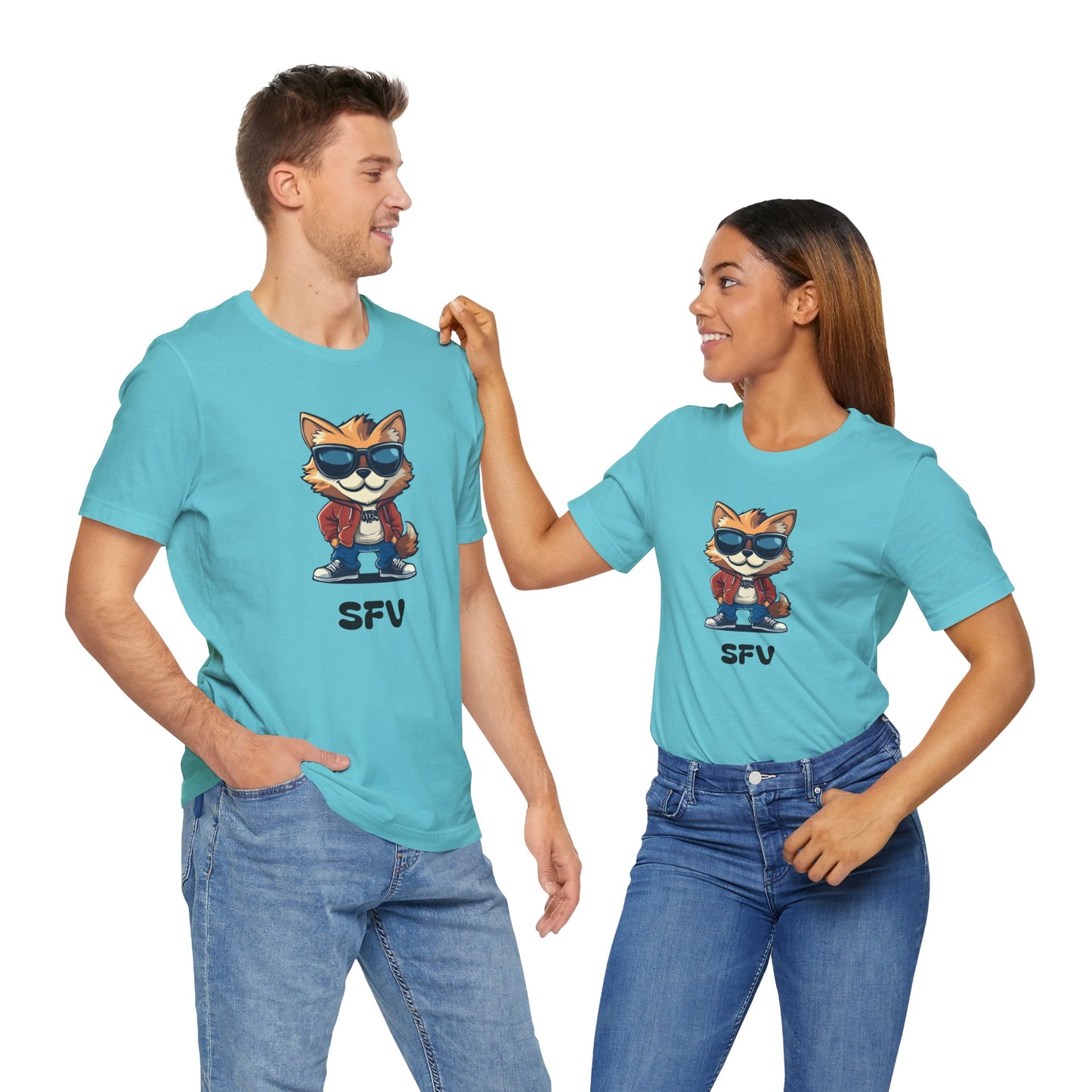 Cool Graphic Tee: Sun Valley Fox Nation, Fun Casual Wear, Unique T-Shirt